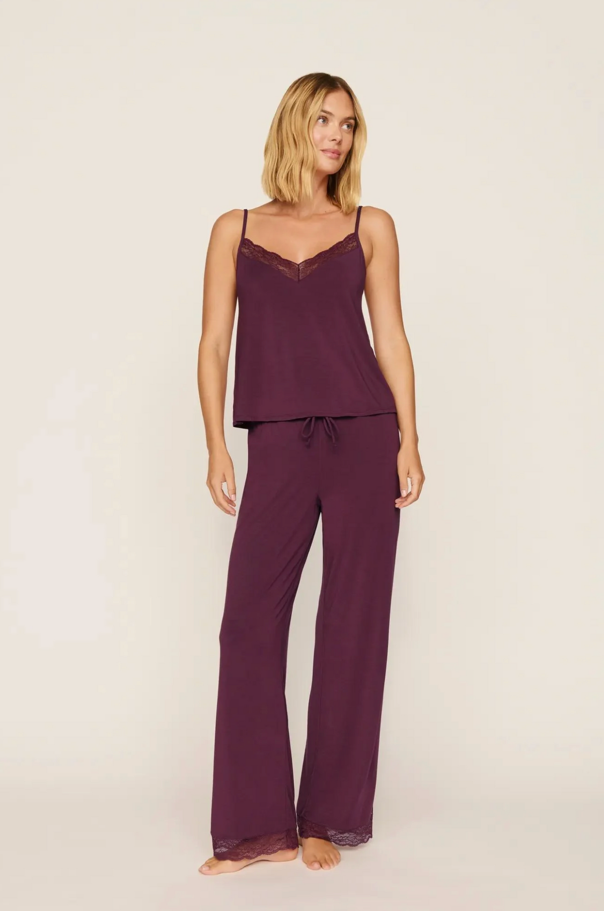 Kari Cami & Pant Pajamas Wildberry