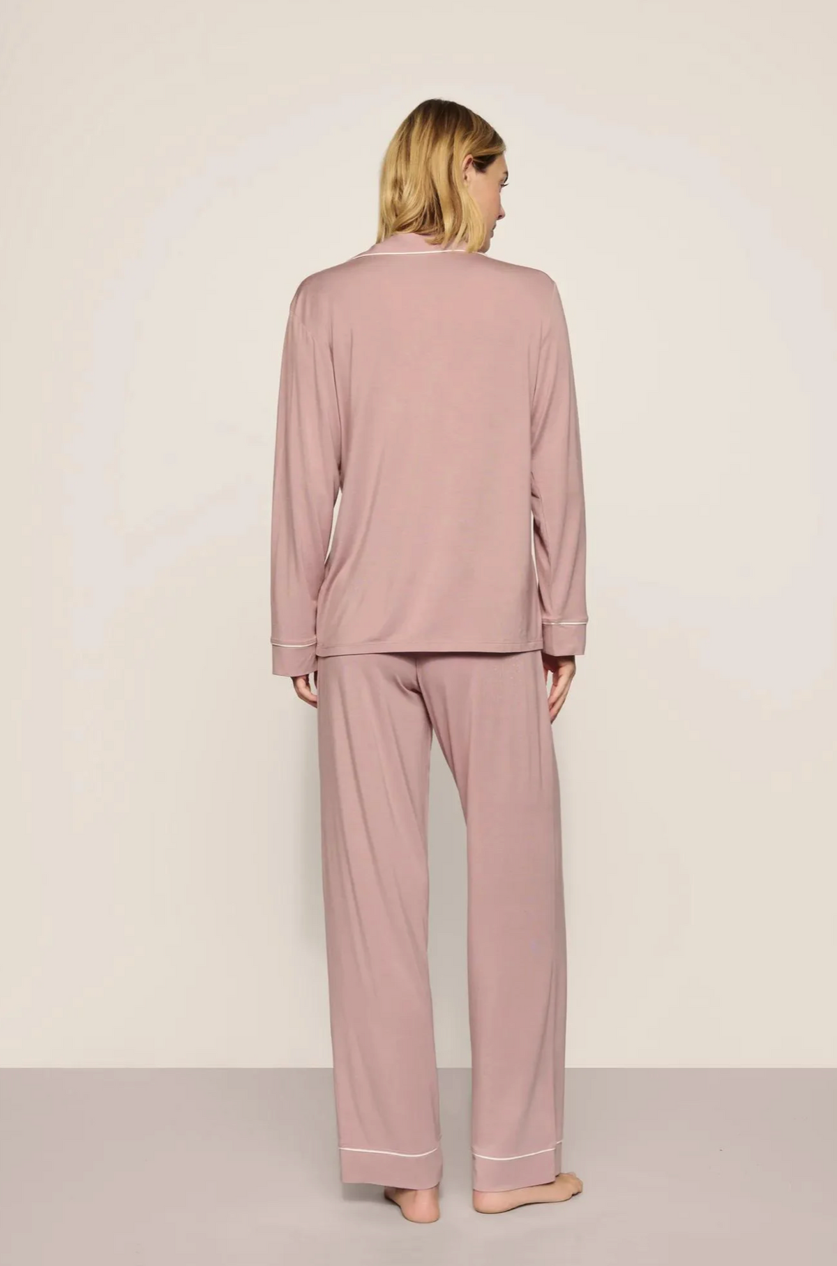 Gisele Long Pajama Set Woodrose