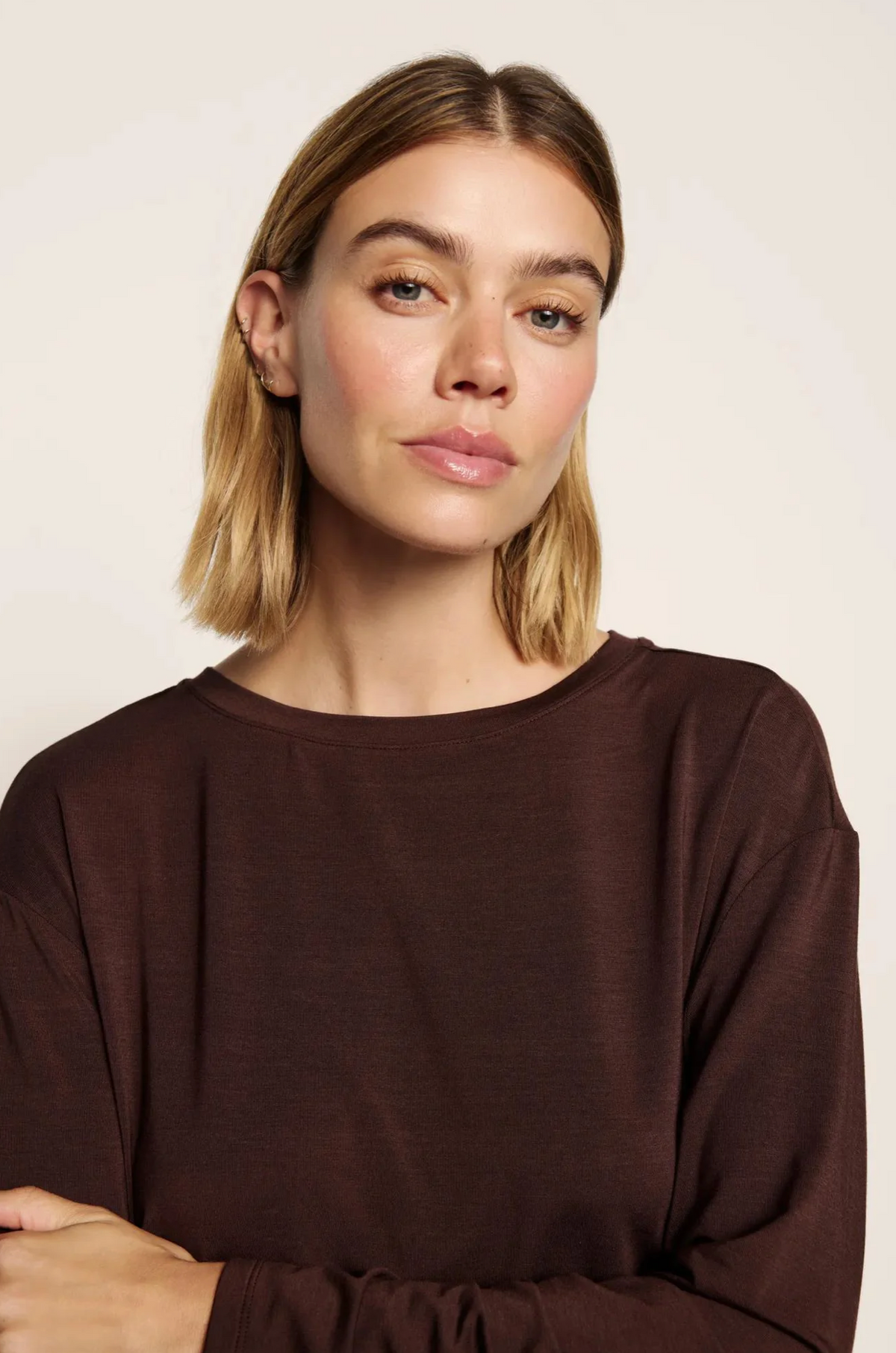 Gisele Everyday Long Sleeve Chocolate