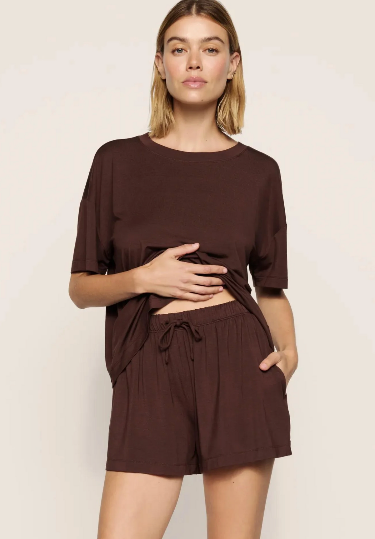 Gisele Everyday Relaxed Short Chocolate
