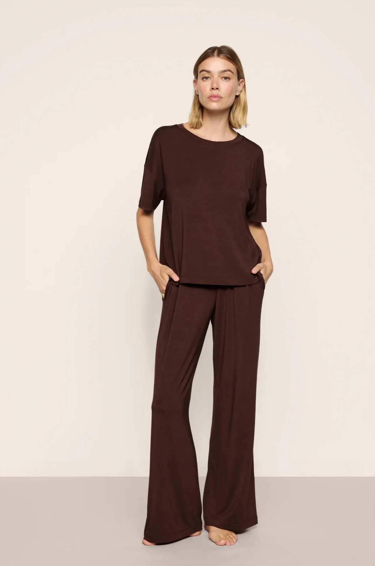 Gisele Everyday Pant Chocolate