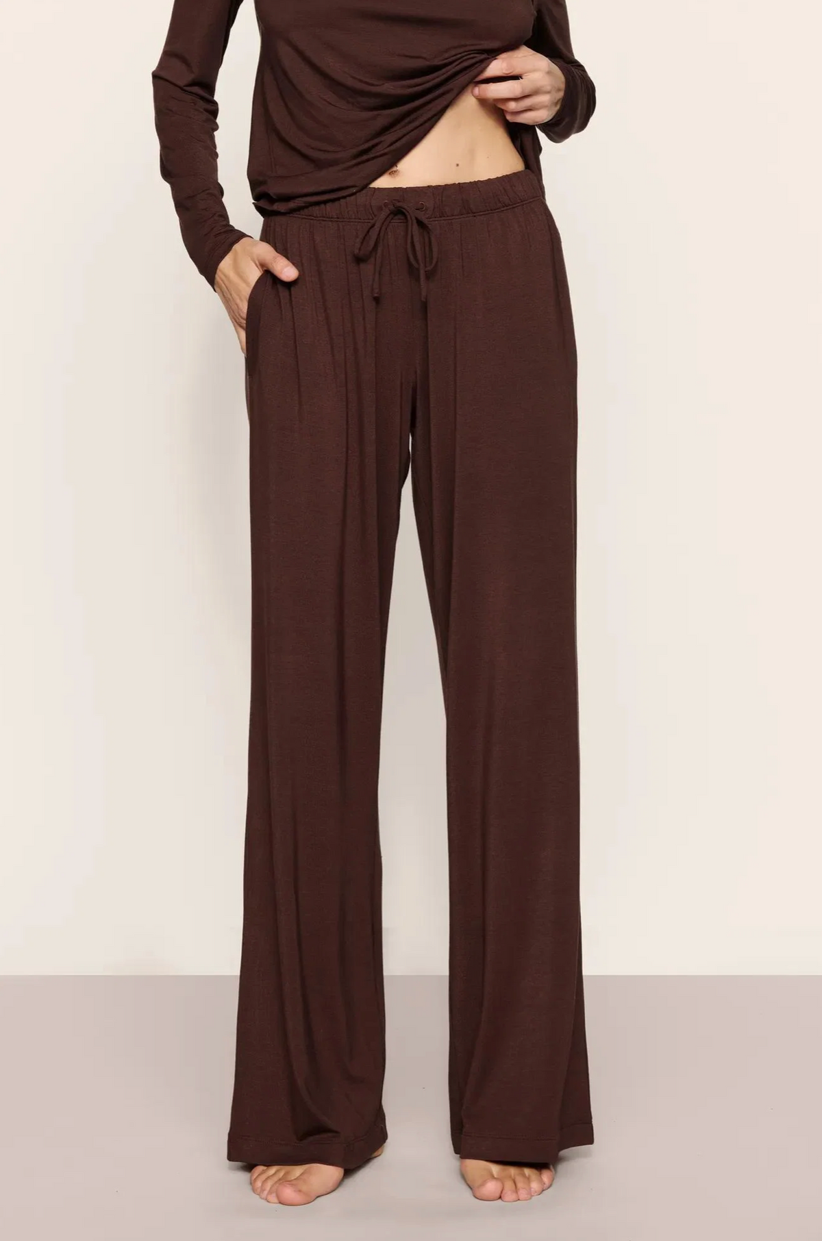 Gisele Everyday Pant Chocolate