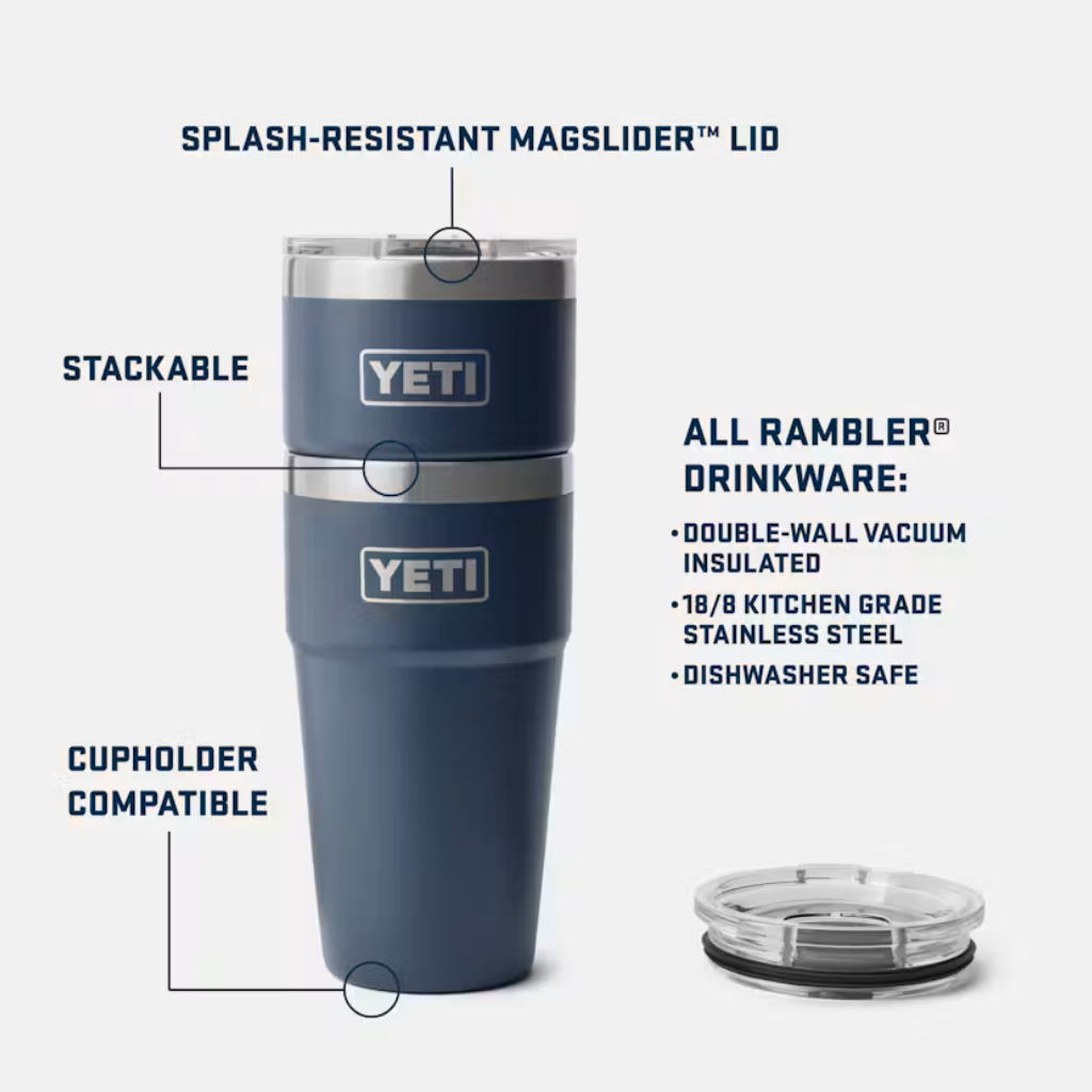 Rambler 20oz Stackable Cup Black