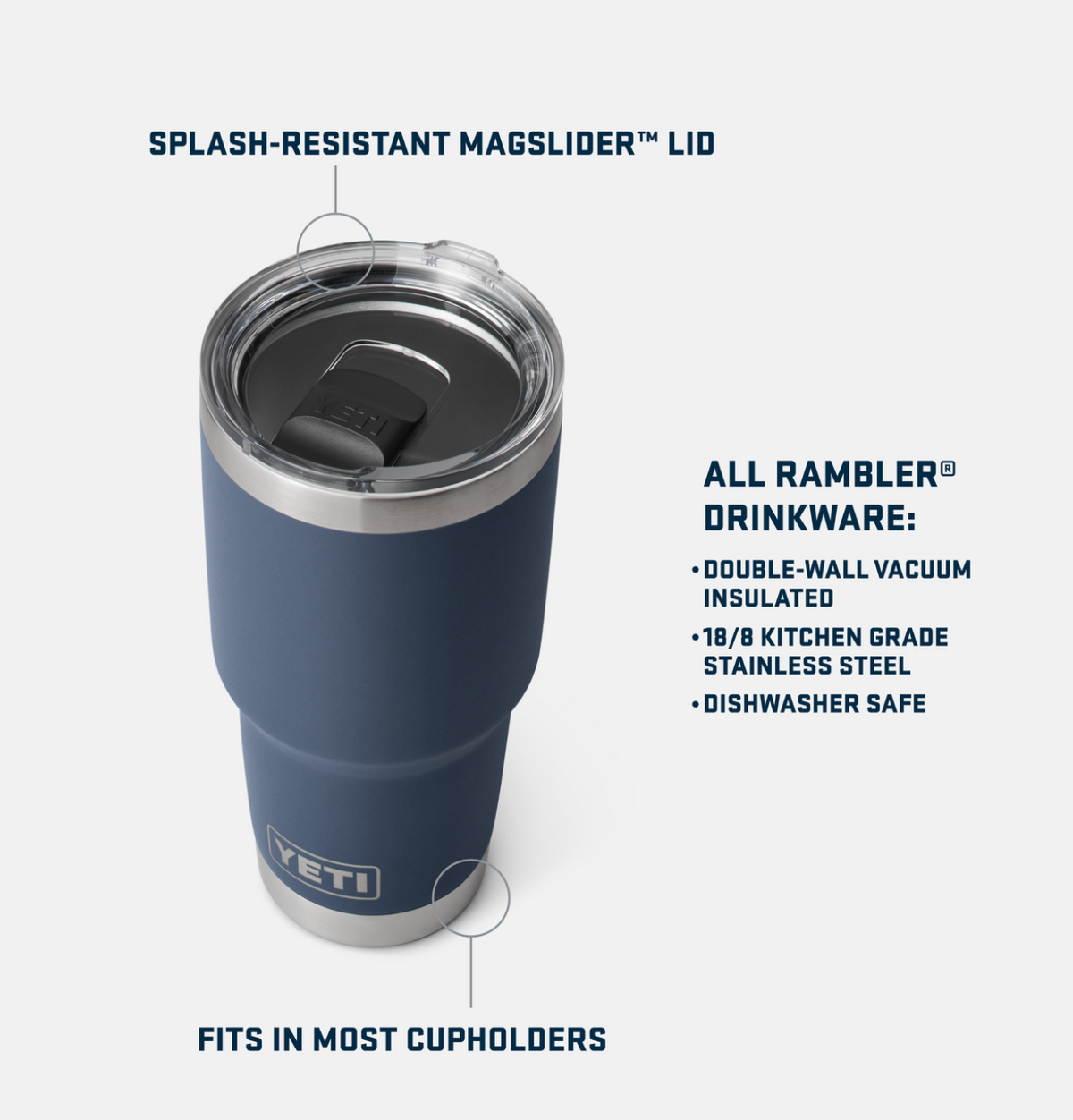 Rambler 30oz Stackable Cup Stainless Steel