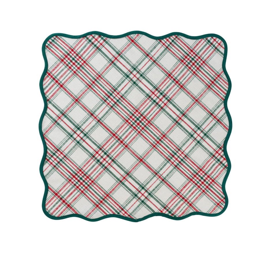 Merry Tartan Napkin S/4