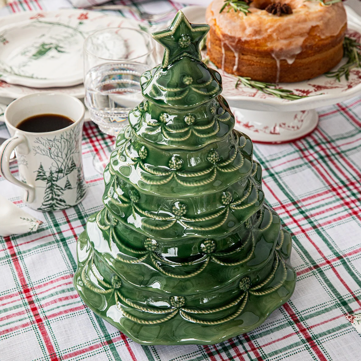 Berry & Thread Christmas Tree Cookie Jar