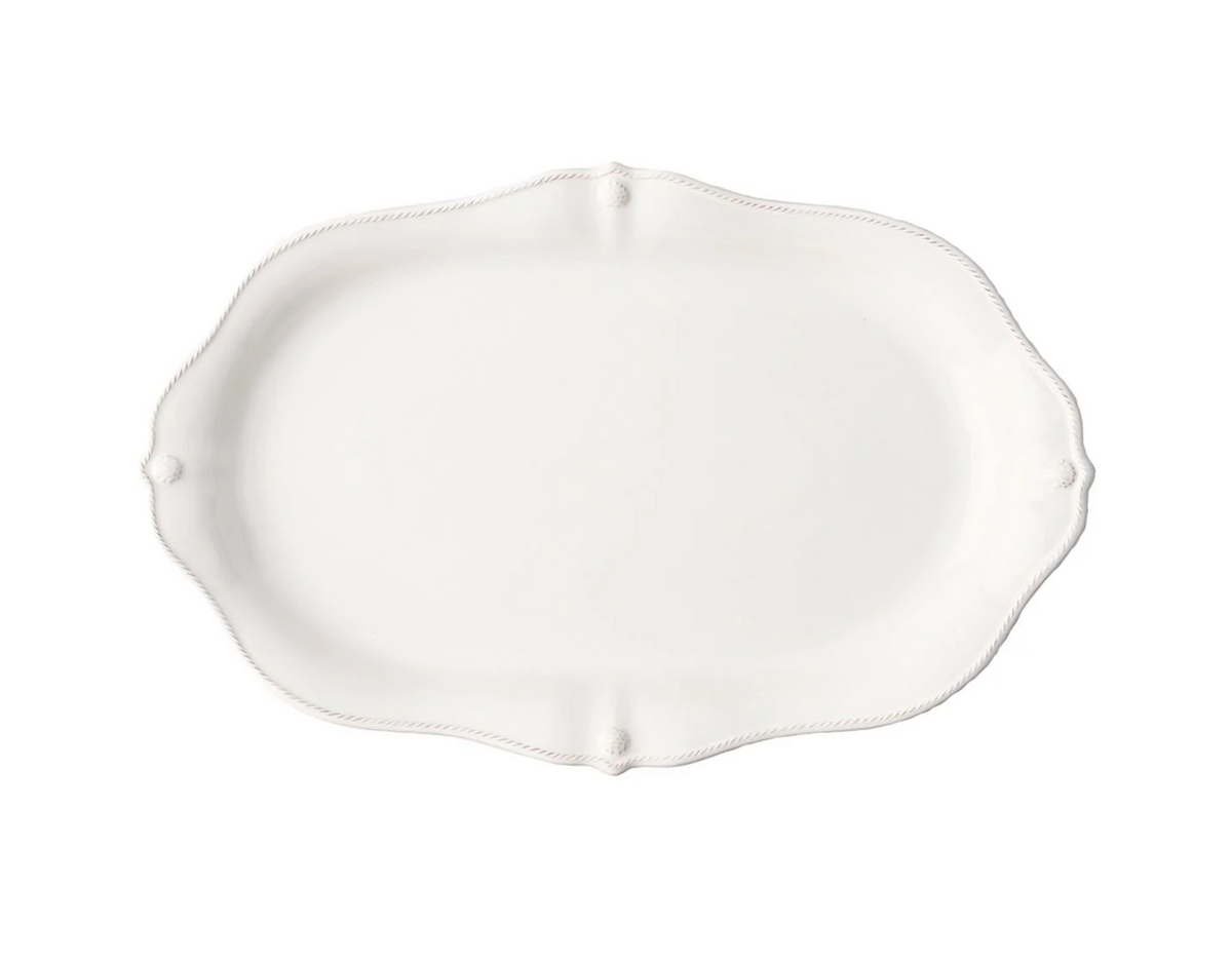 Berry & Thread 20" Whitewash Platter