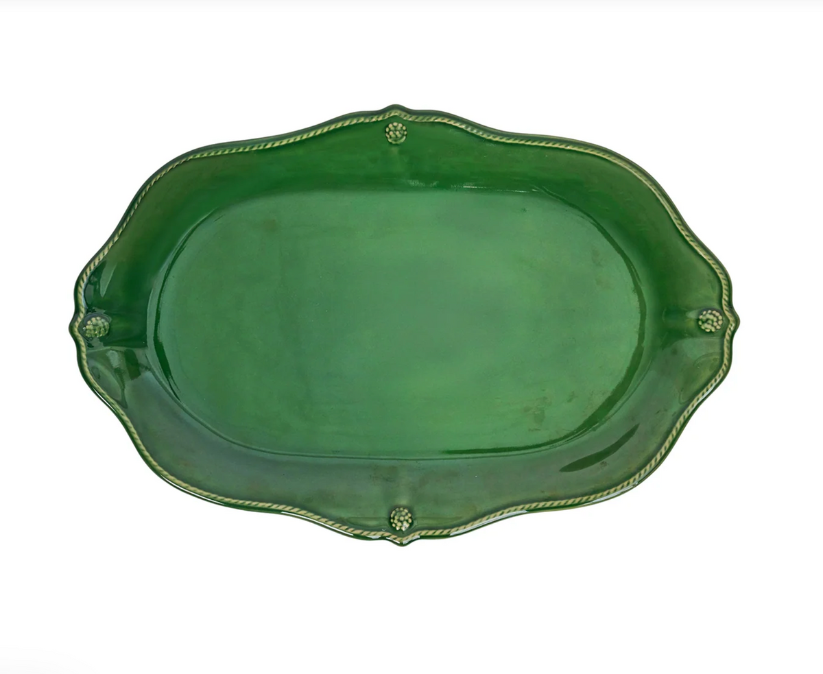 Berry & Thread 16" Platter Basil