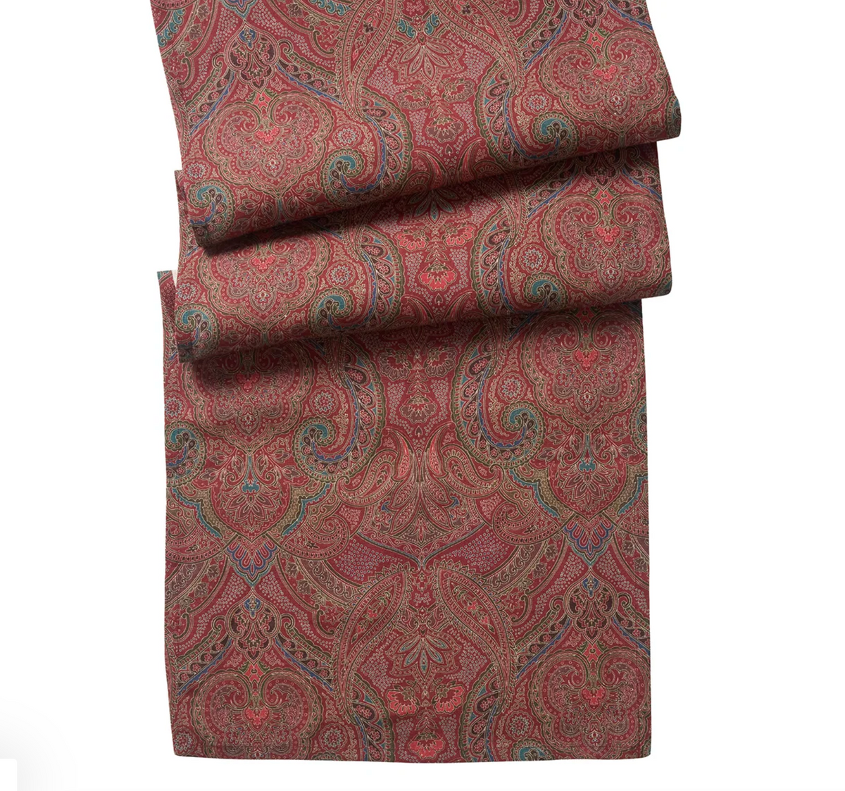 Red Paisley Table Runner