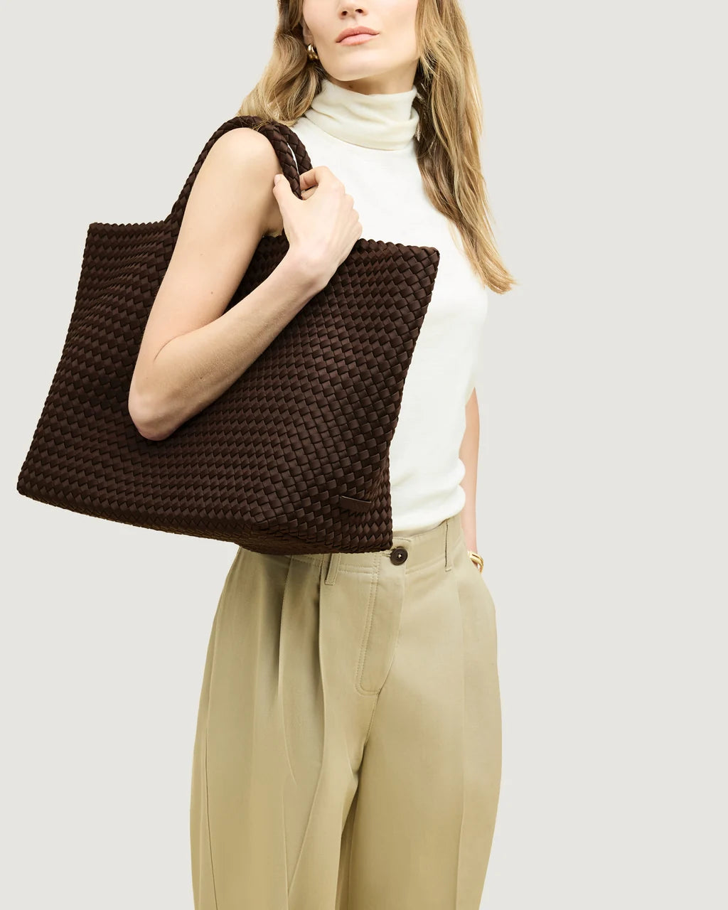 St. Barths Large Tote - Chocolate