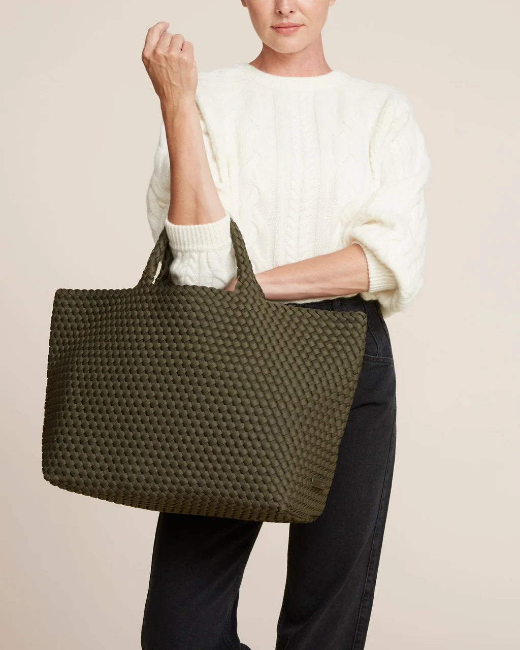 St. Barths Large Tote - Olive