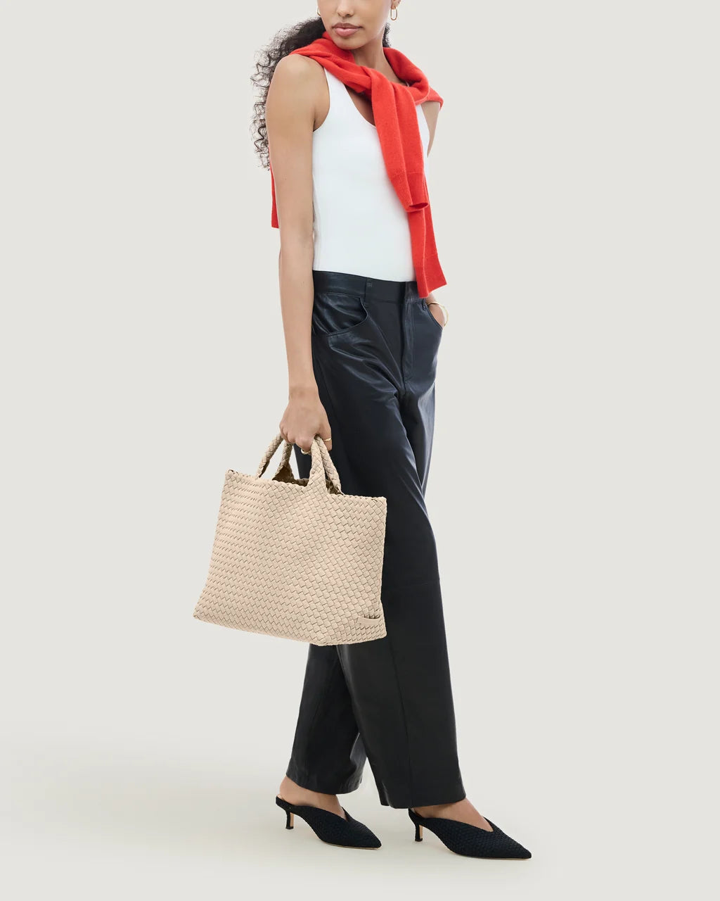 St. Barths Medium Tote - Ecru