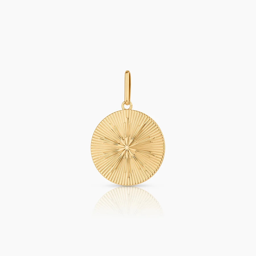 Sundial Coin Charm