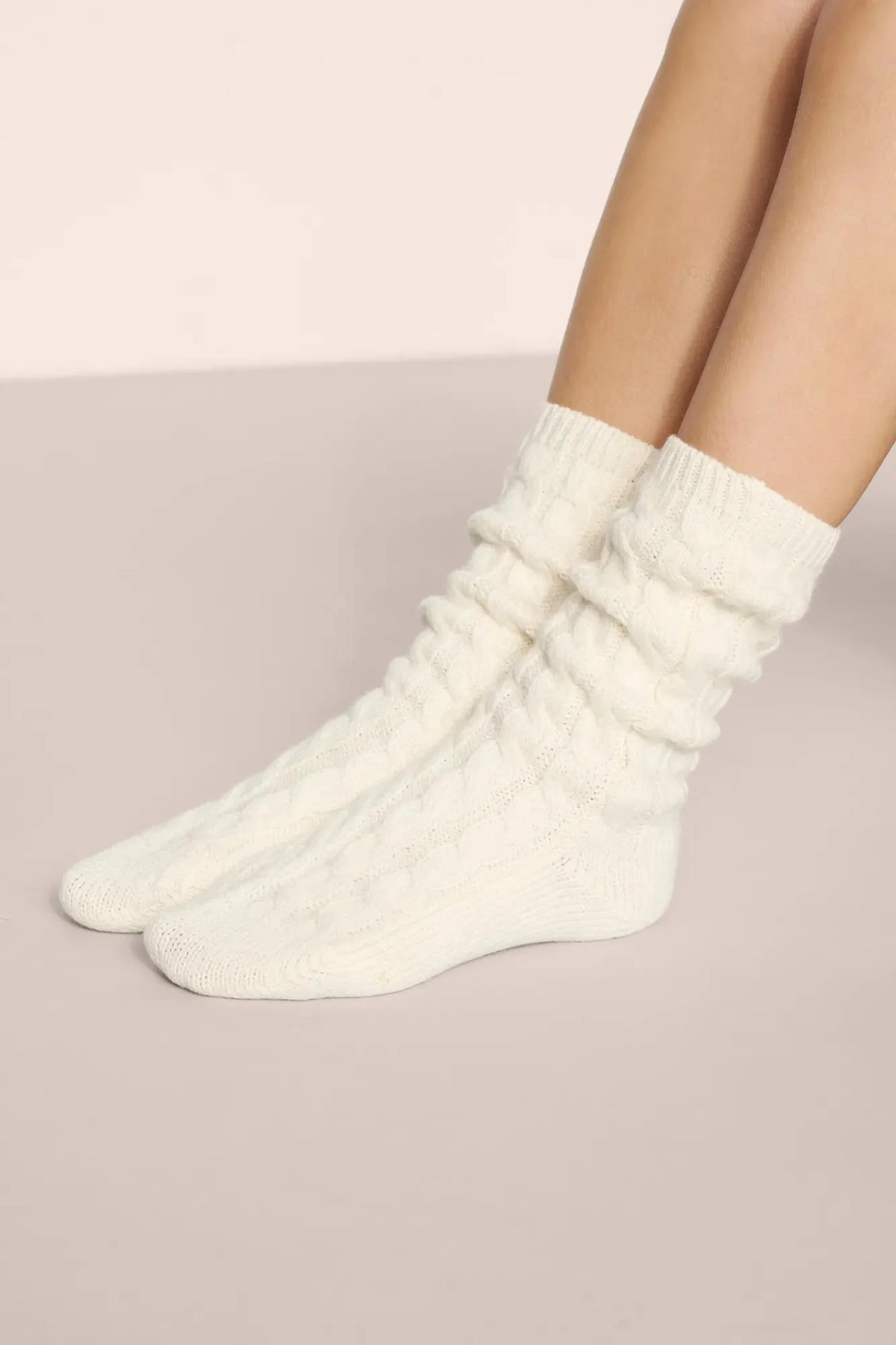 Cozy Socks in Ivory