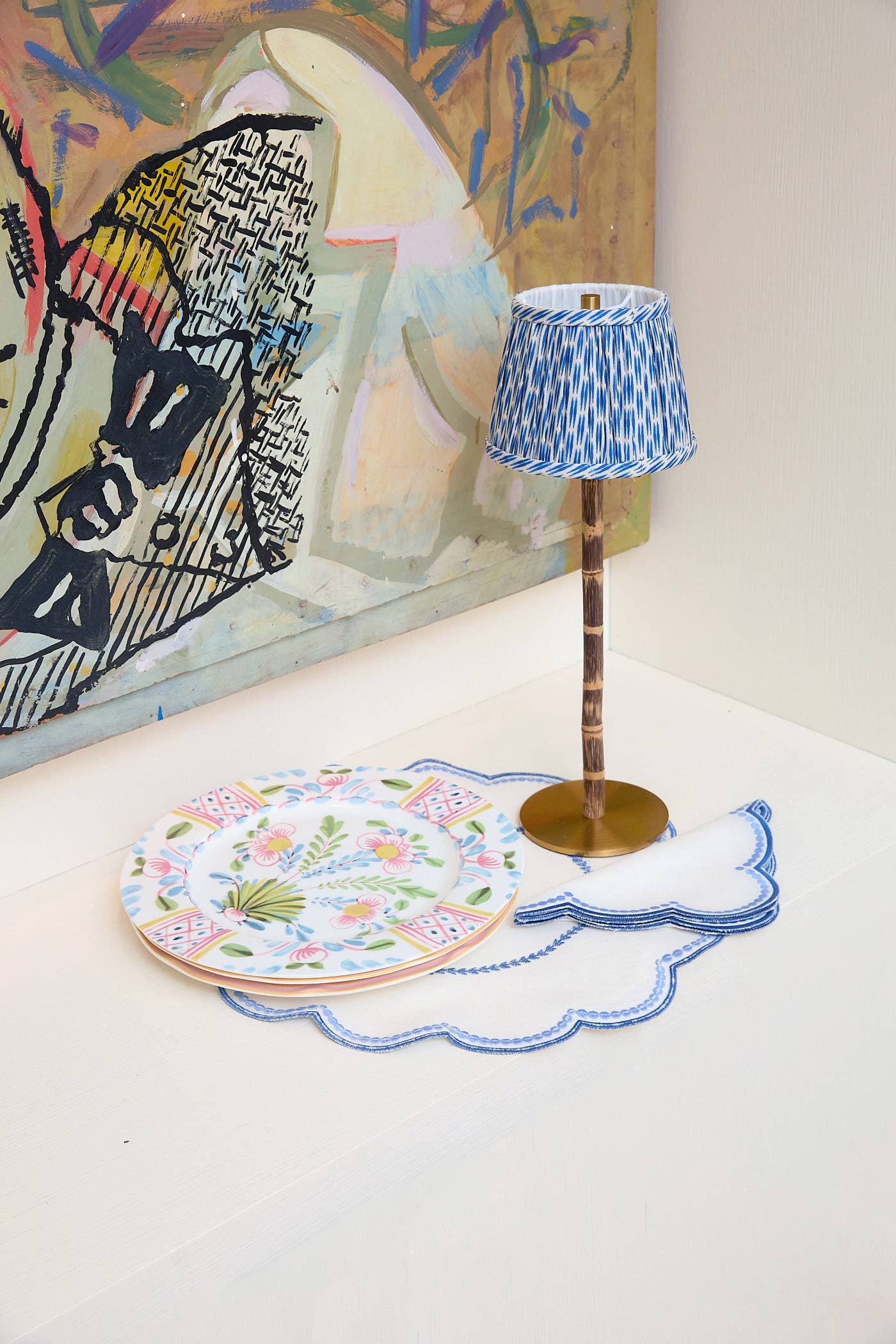 Beth Cordless Bamboo Lamp