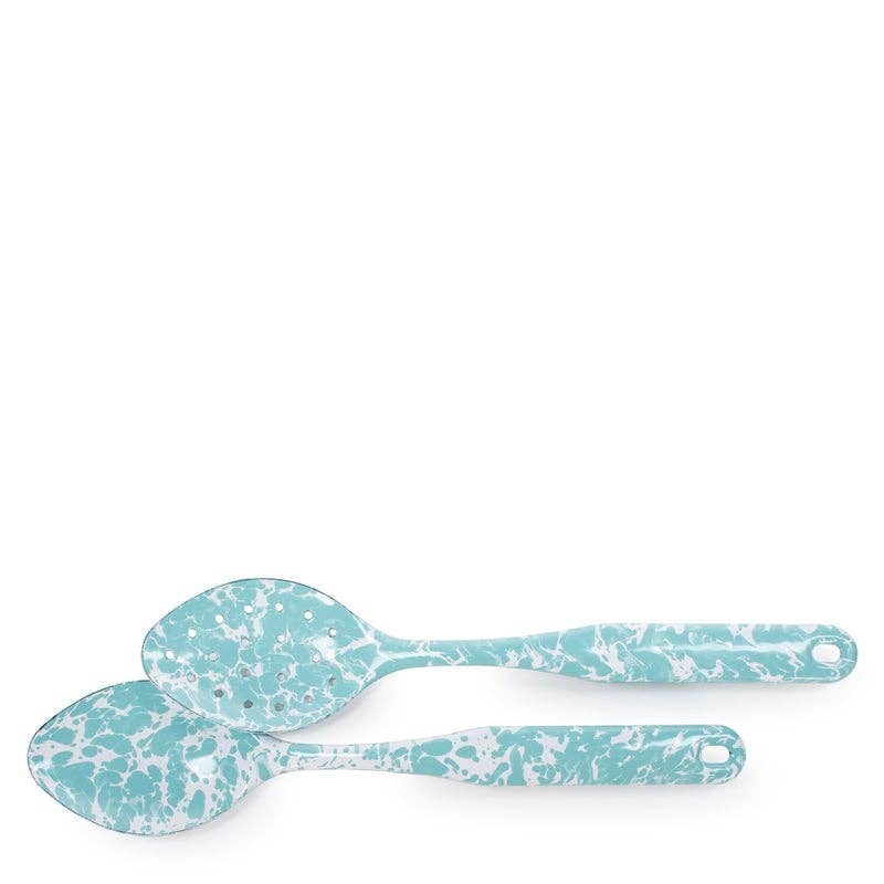 Enamelware Swirl Spoon Set