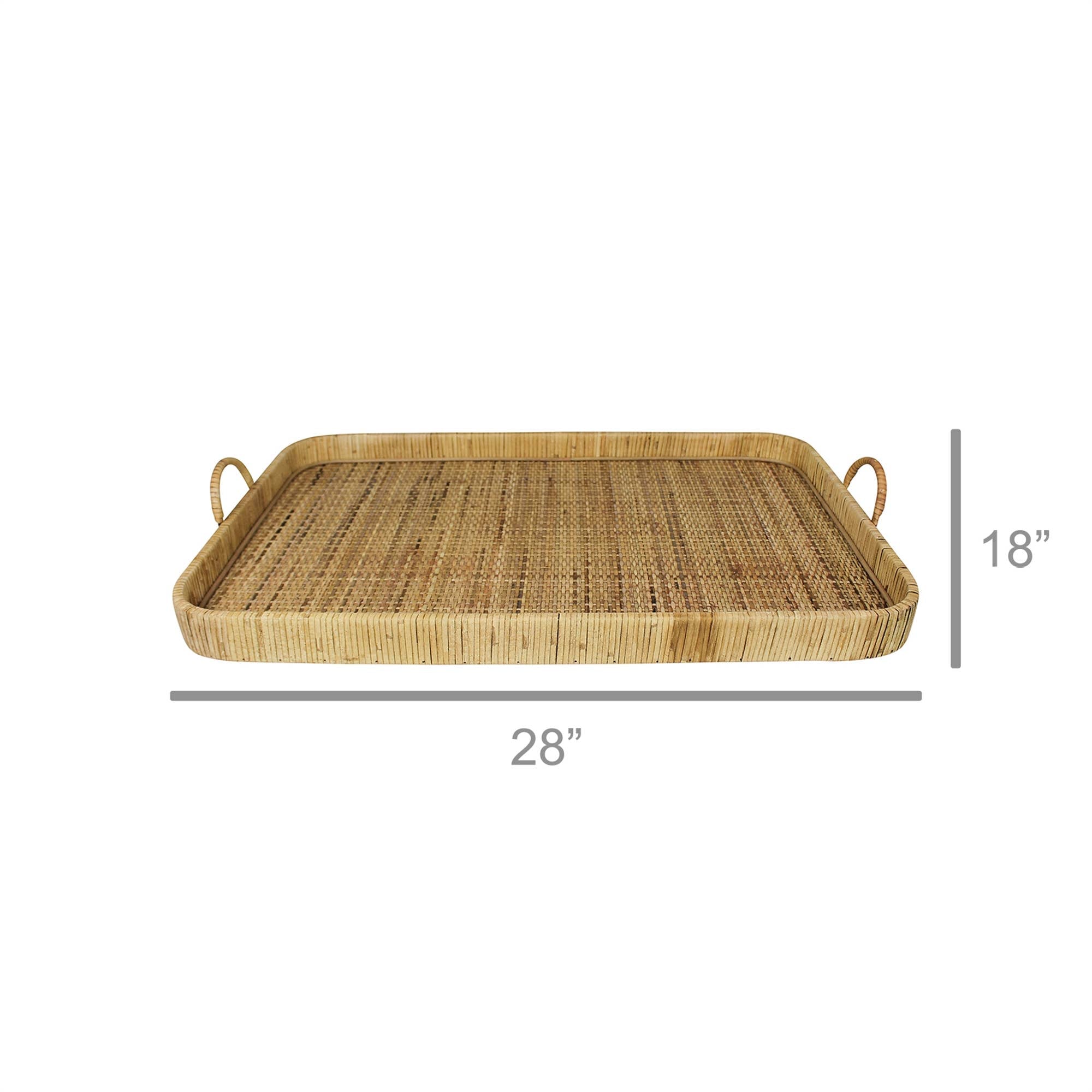 Cayman Grand Rattan Tray