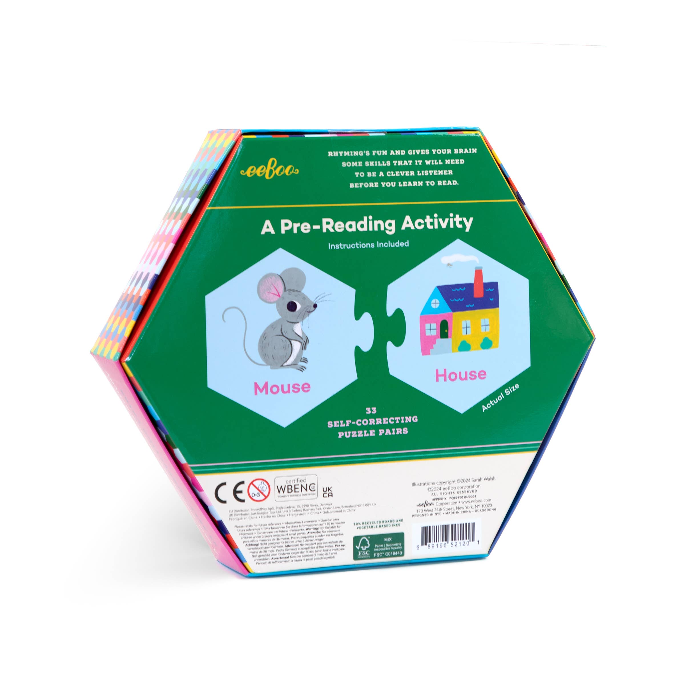 Rhyming Words Puzzle Pairs