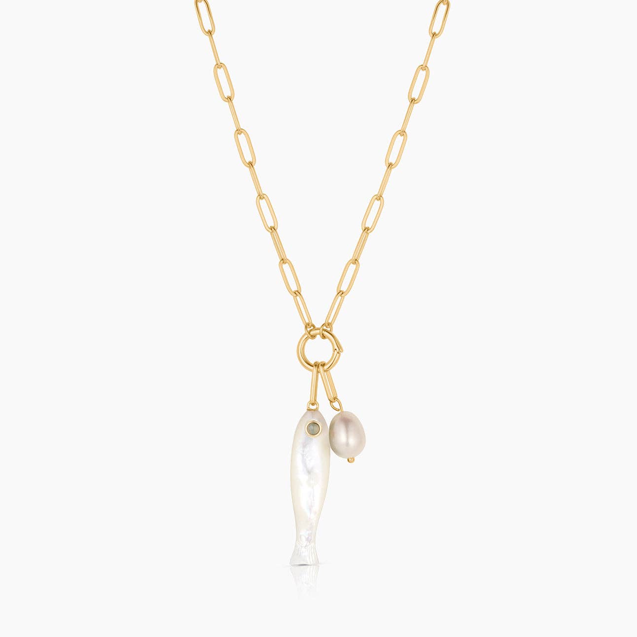 Fortuna Mother Of Pearl Colette Necklace