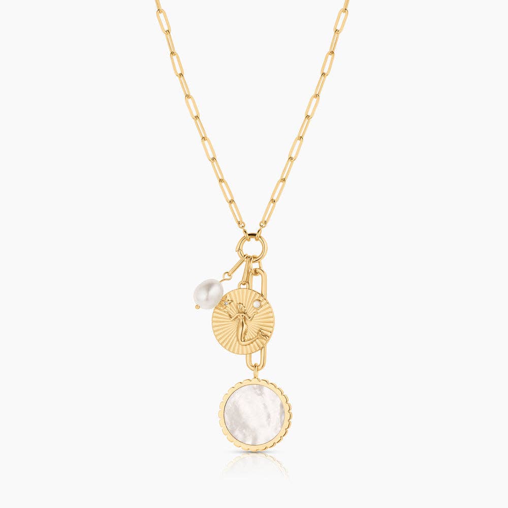 Paradiso Mermaid Mother Of Pearl Necklace