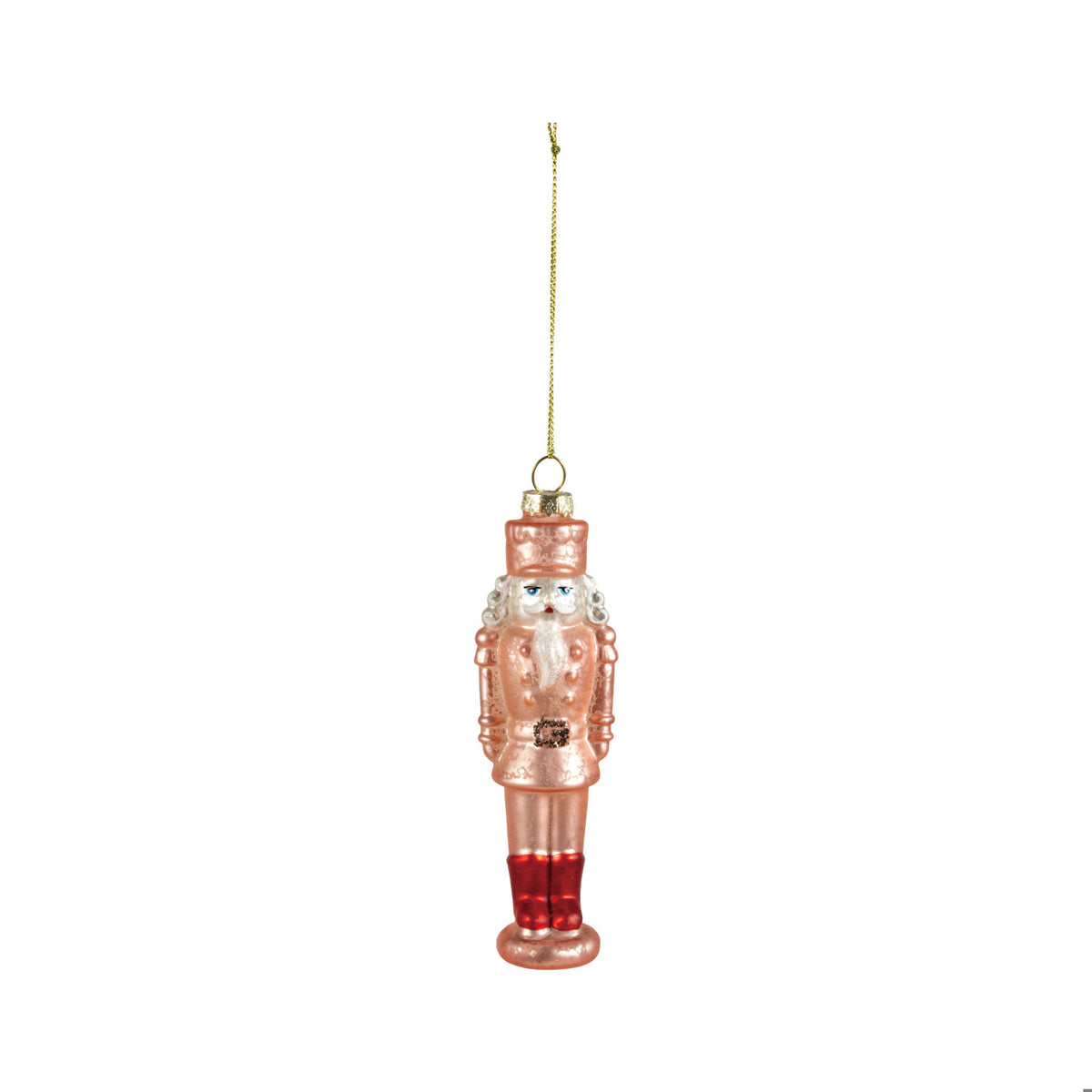 Mercury Glass Nutcracker Ornament