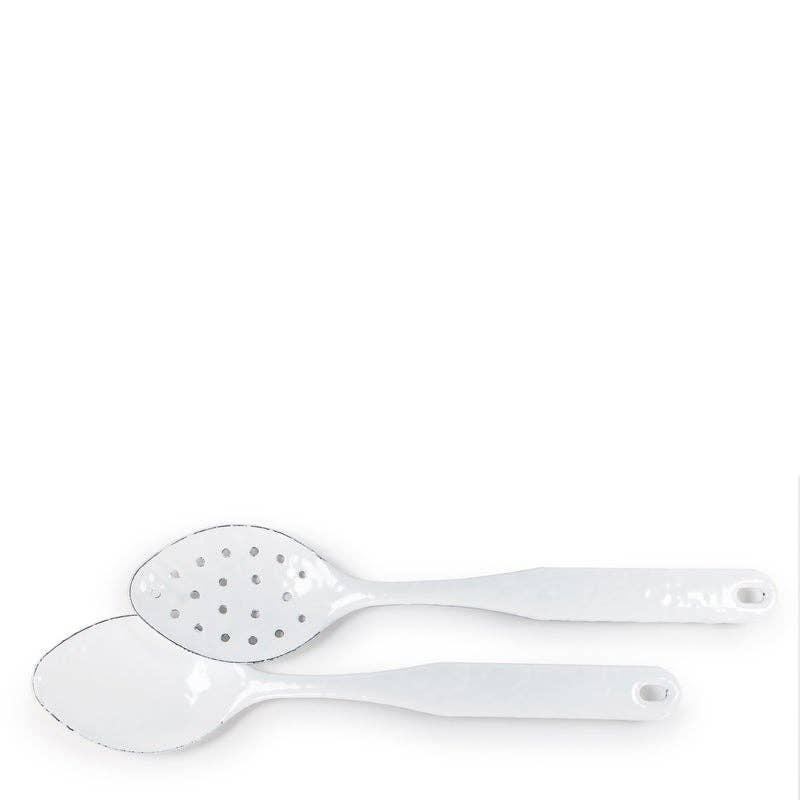 Enamelware Swirl Spoon Set