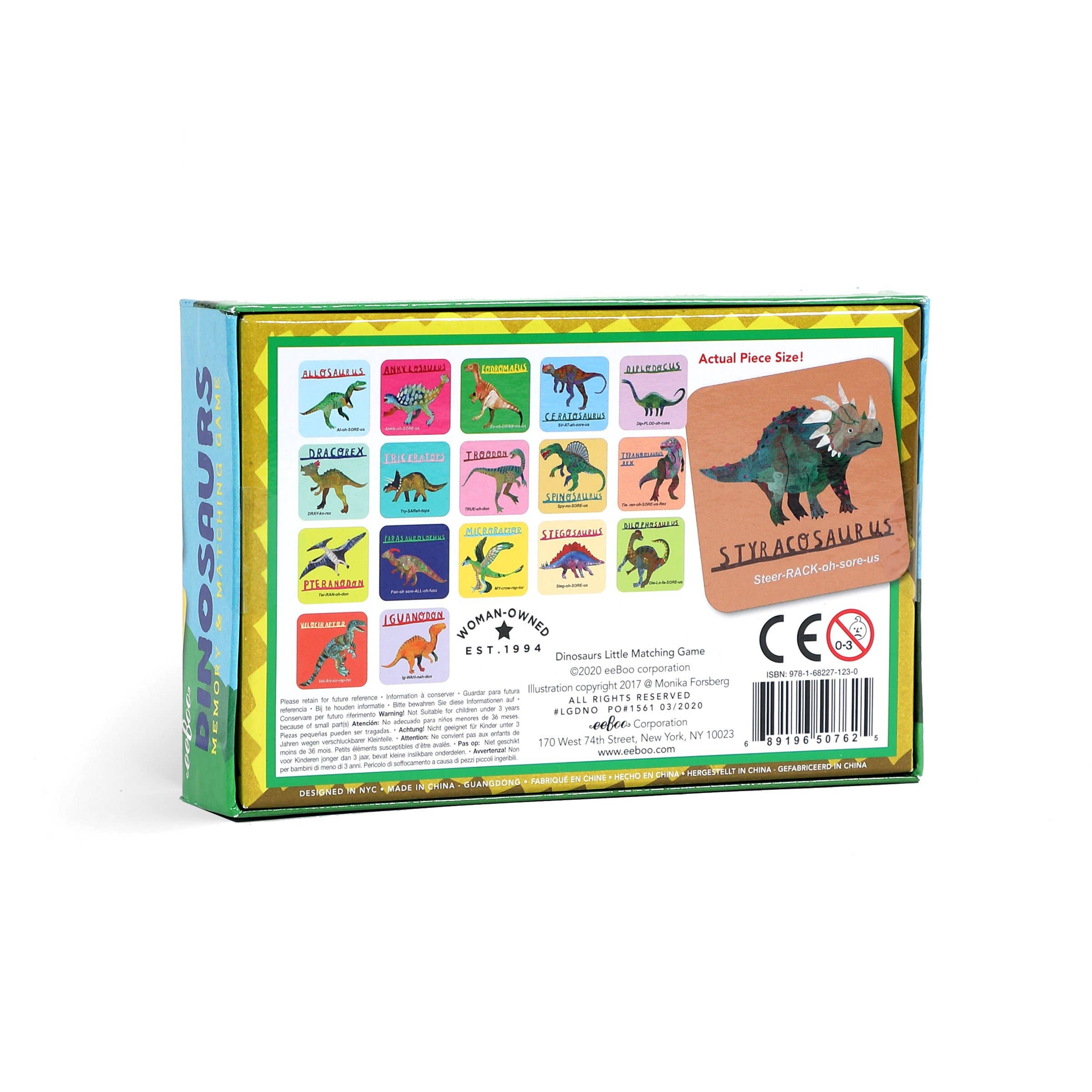 Dinosaurs Memory & Matching Game
