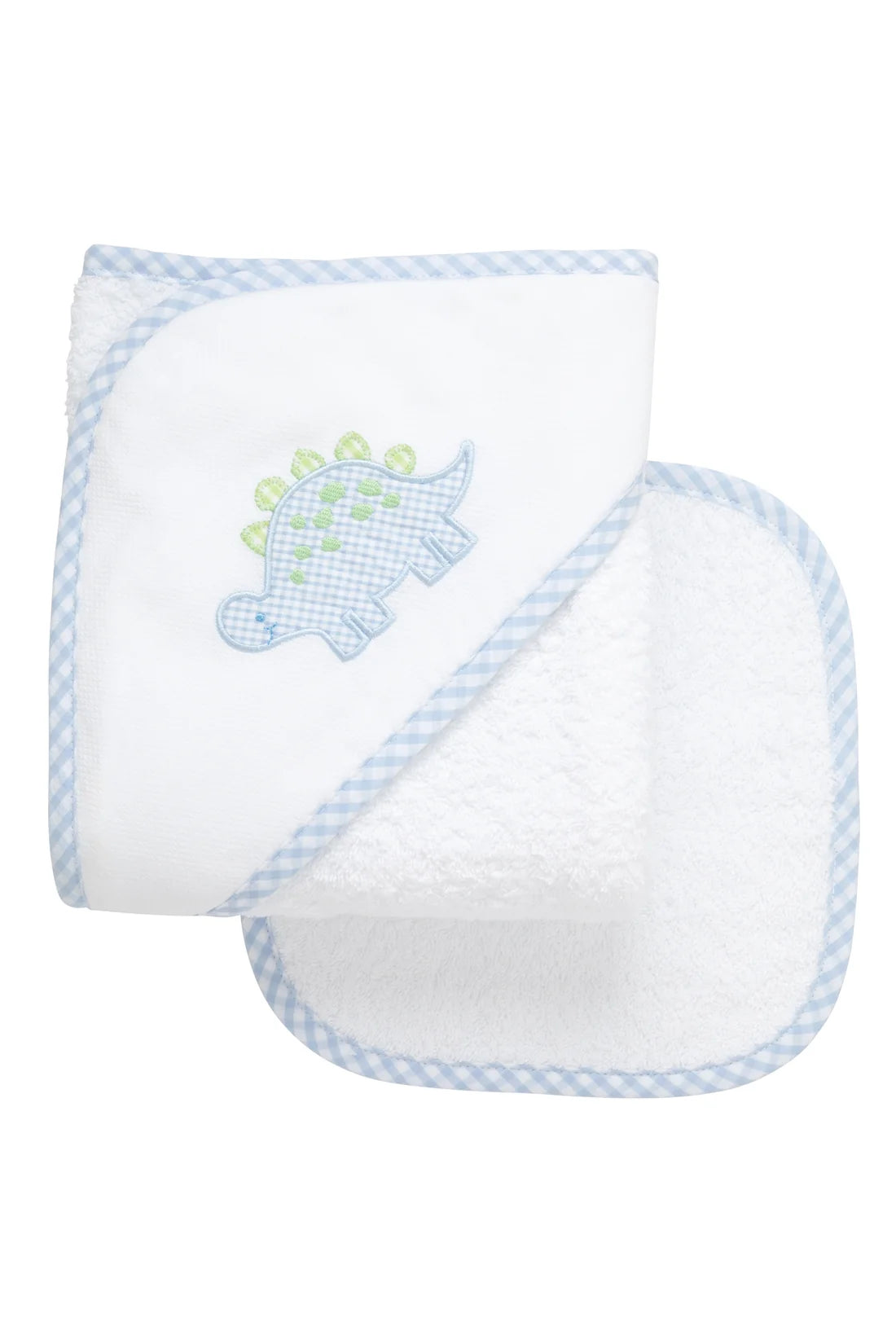 Dino Hooded Towel & Washcloth Set