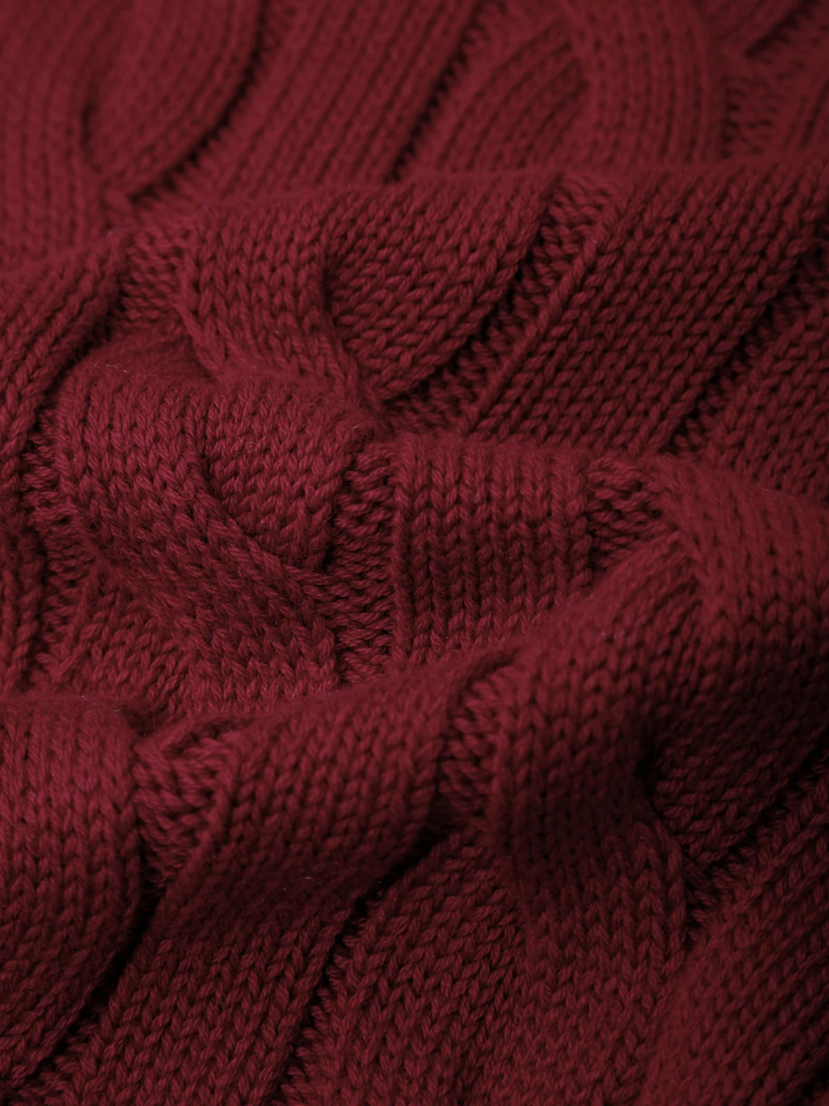 Sky Cable Crewneck Pullover