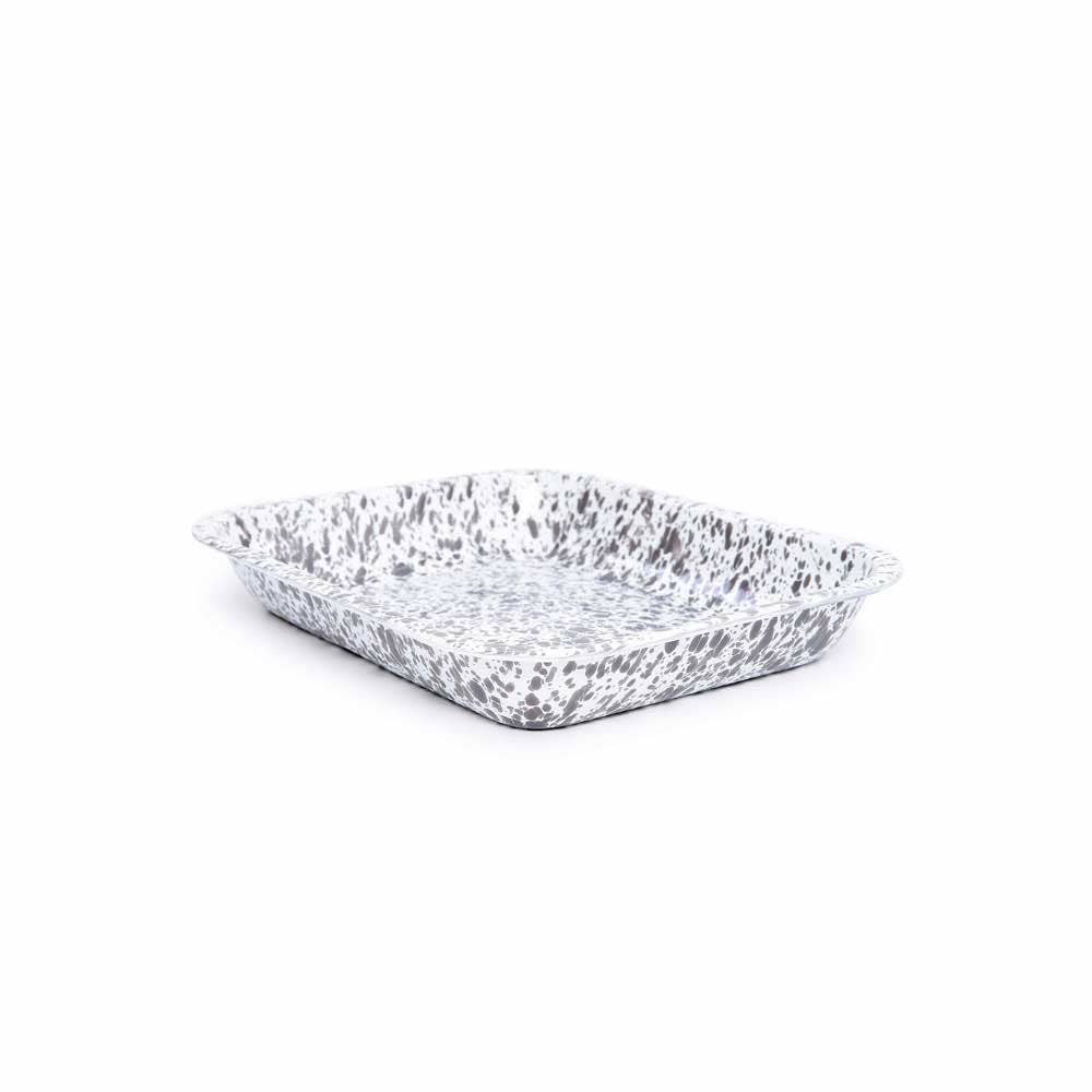 Splatter Enamelware Large Open Roaster