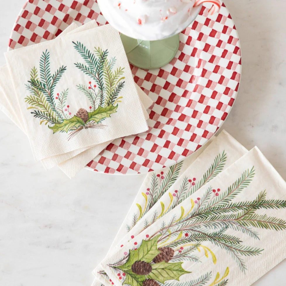 Christmas Sprigs Guest Napkins