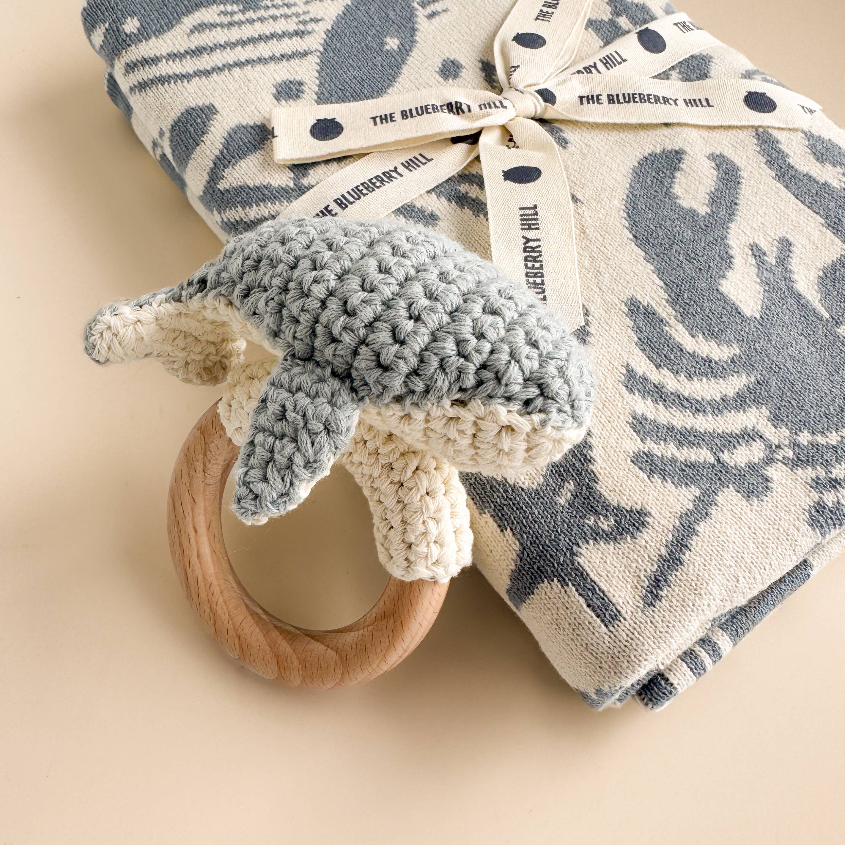Crochet Whale Teether & Rattle