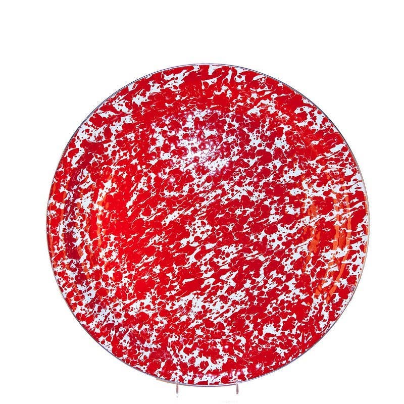 Enamelware Swirl Medium Tray