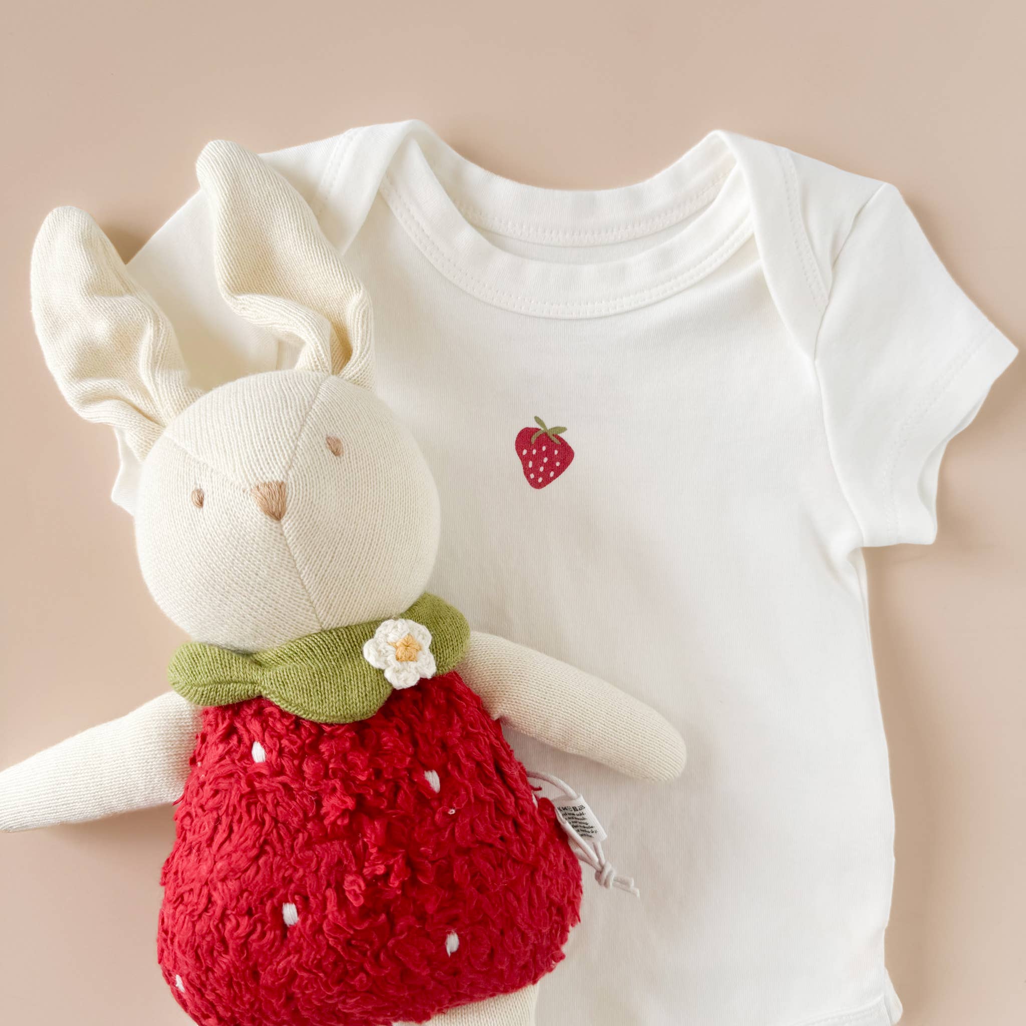 Strawberry Organic Cotton Onesie