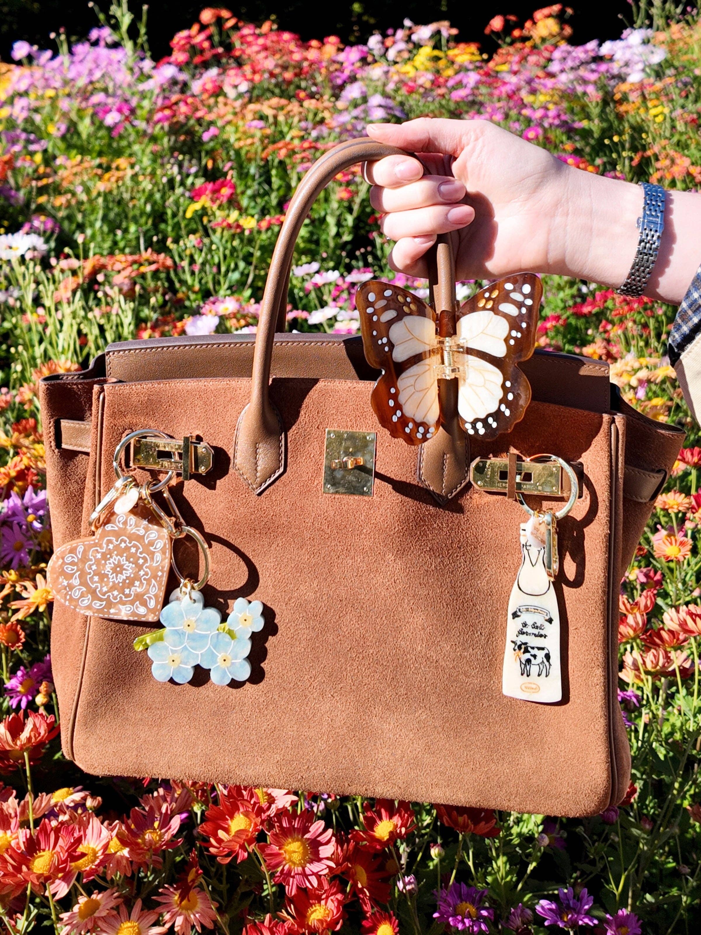 Forget-Me-Not Keychain