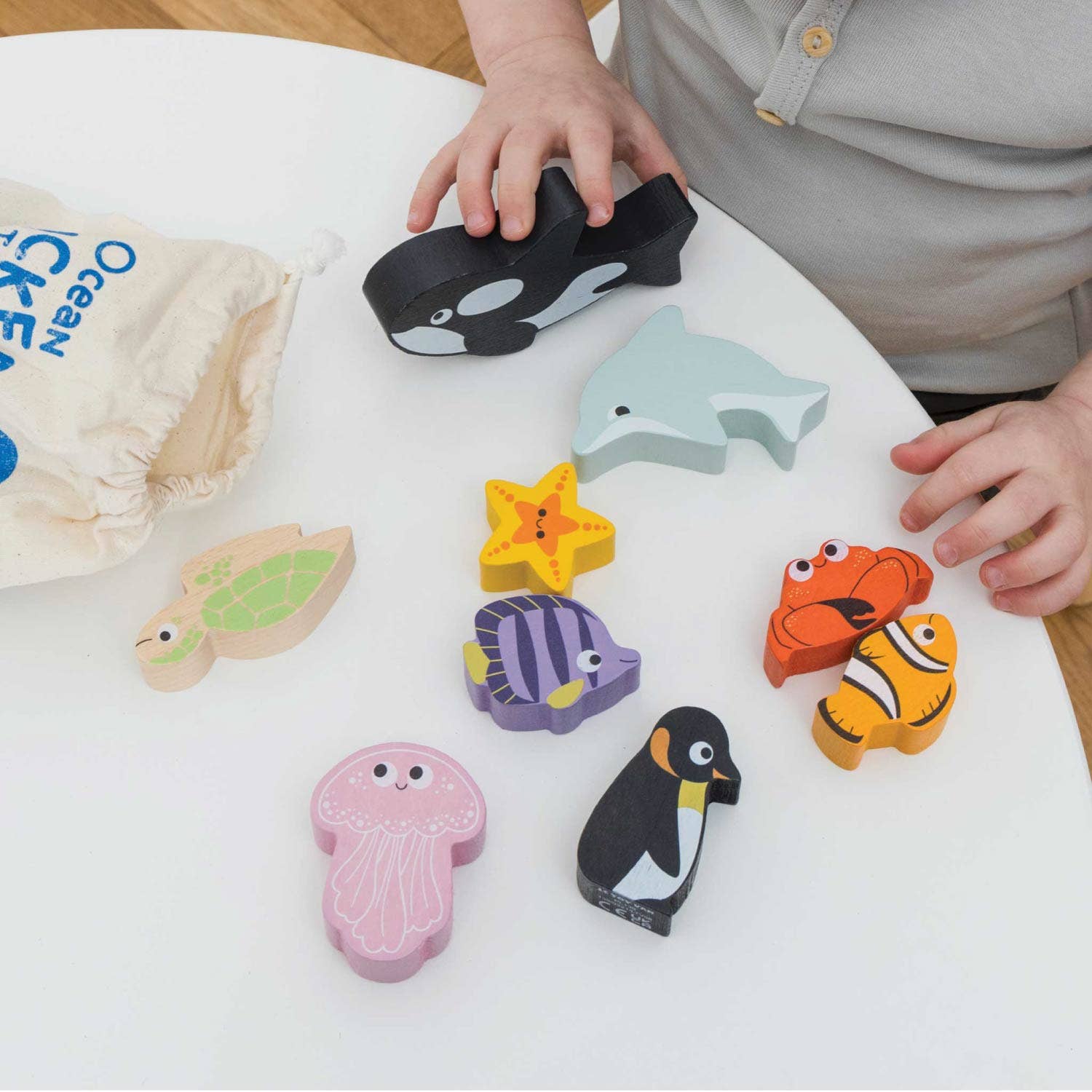 Ocean Life Stacking Animals