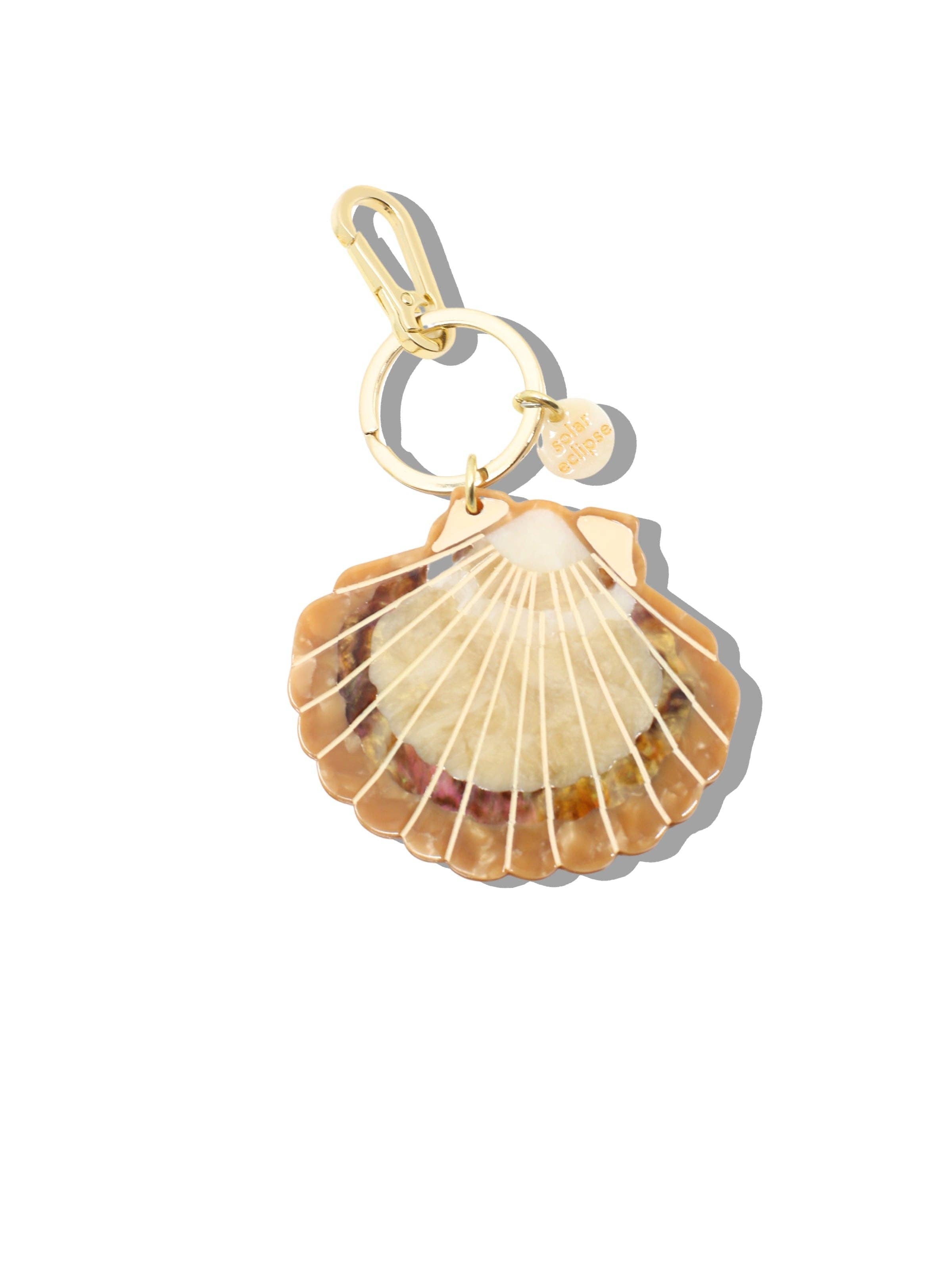 Sunset Seashell Keychain