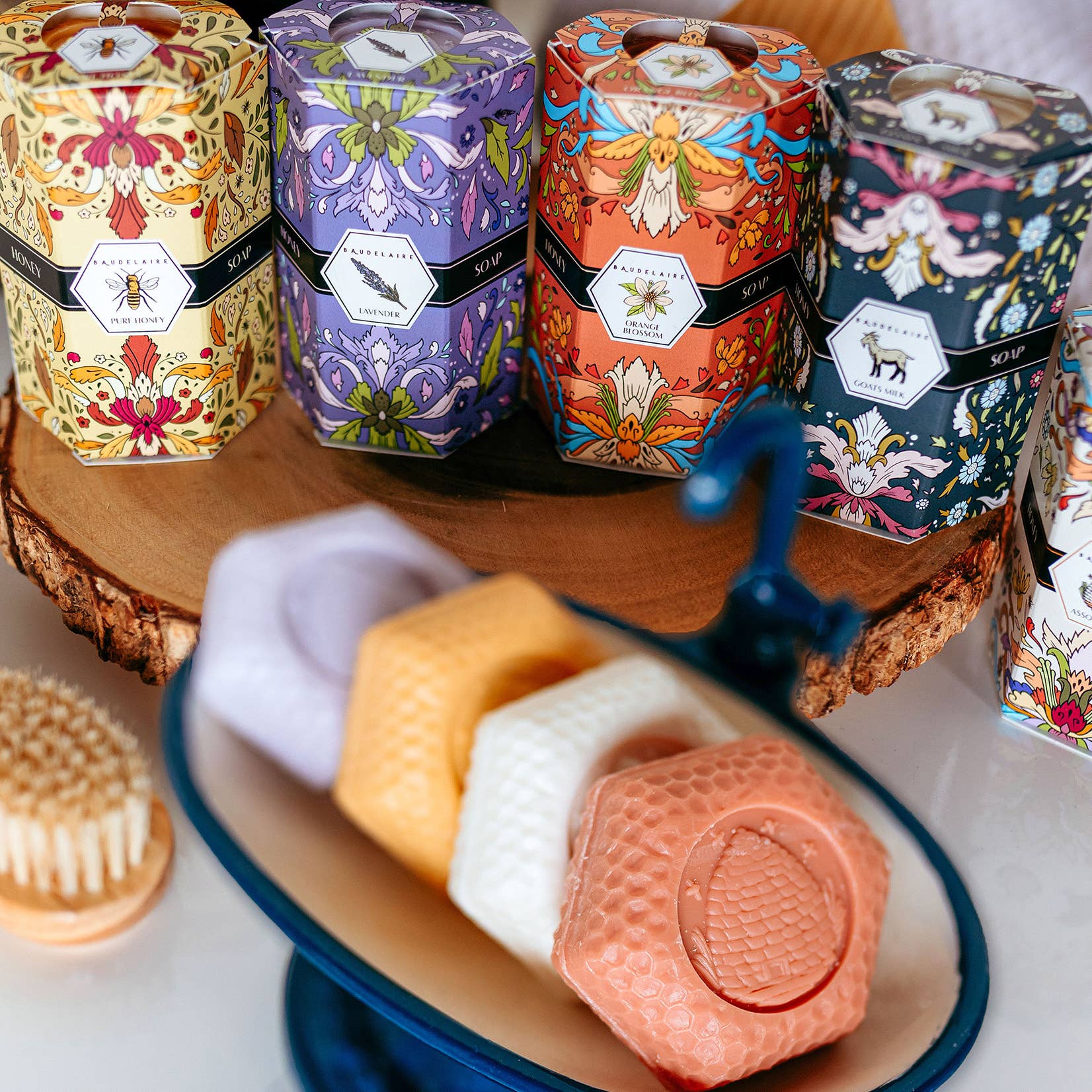 Goats Milk Honey Soap Quartet