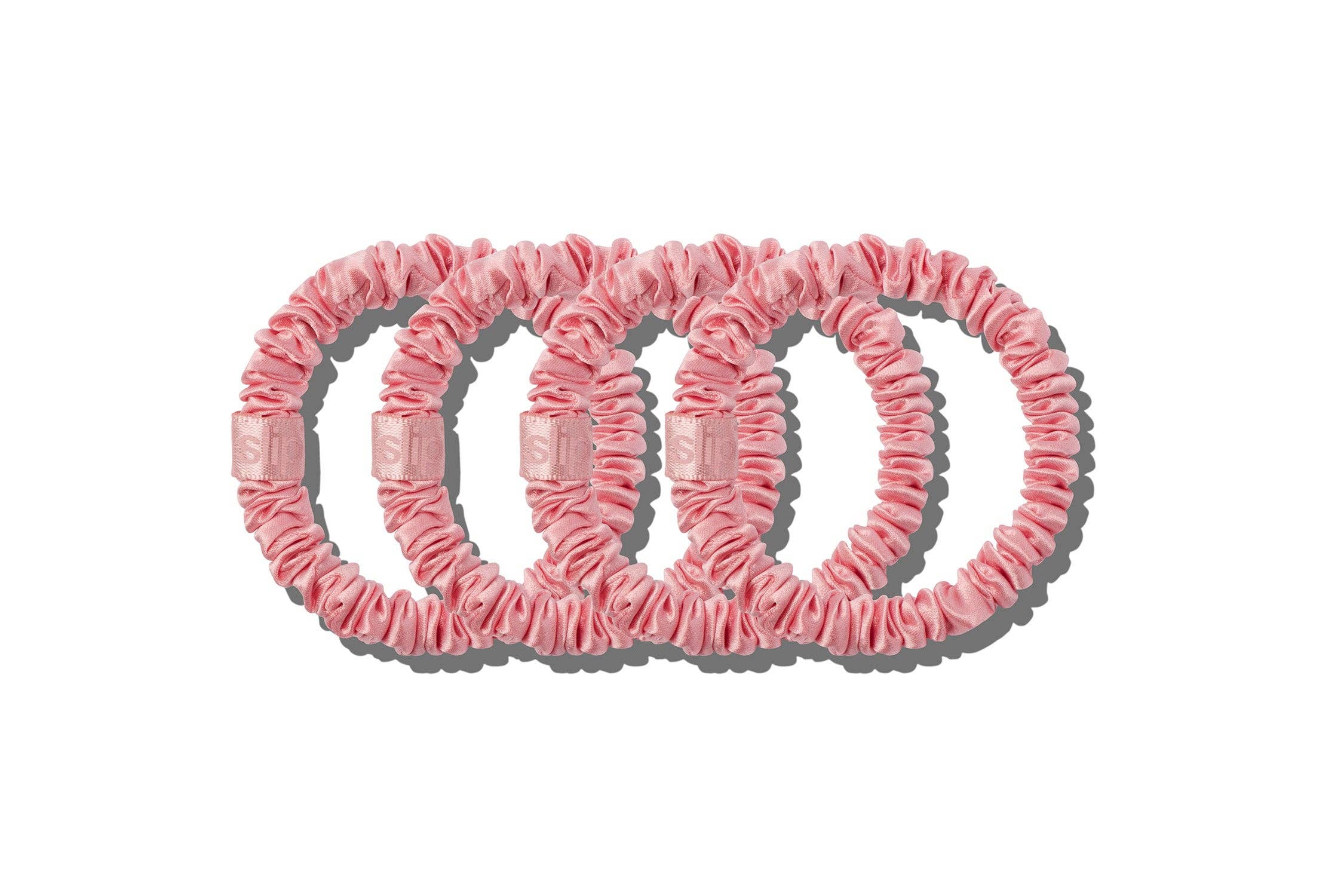 Rose Skinny Scrunchies Set
