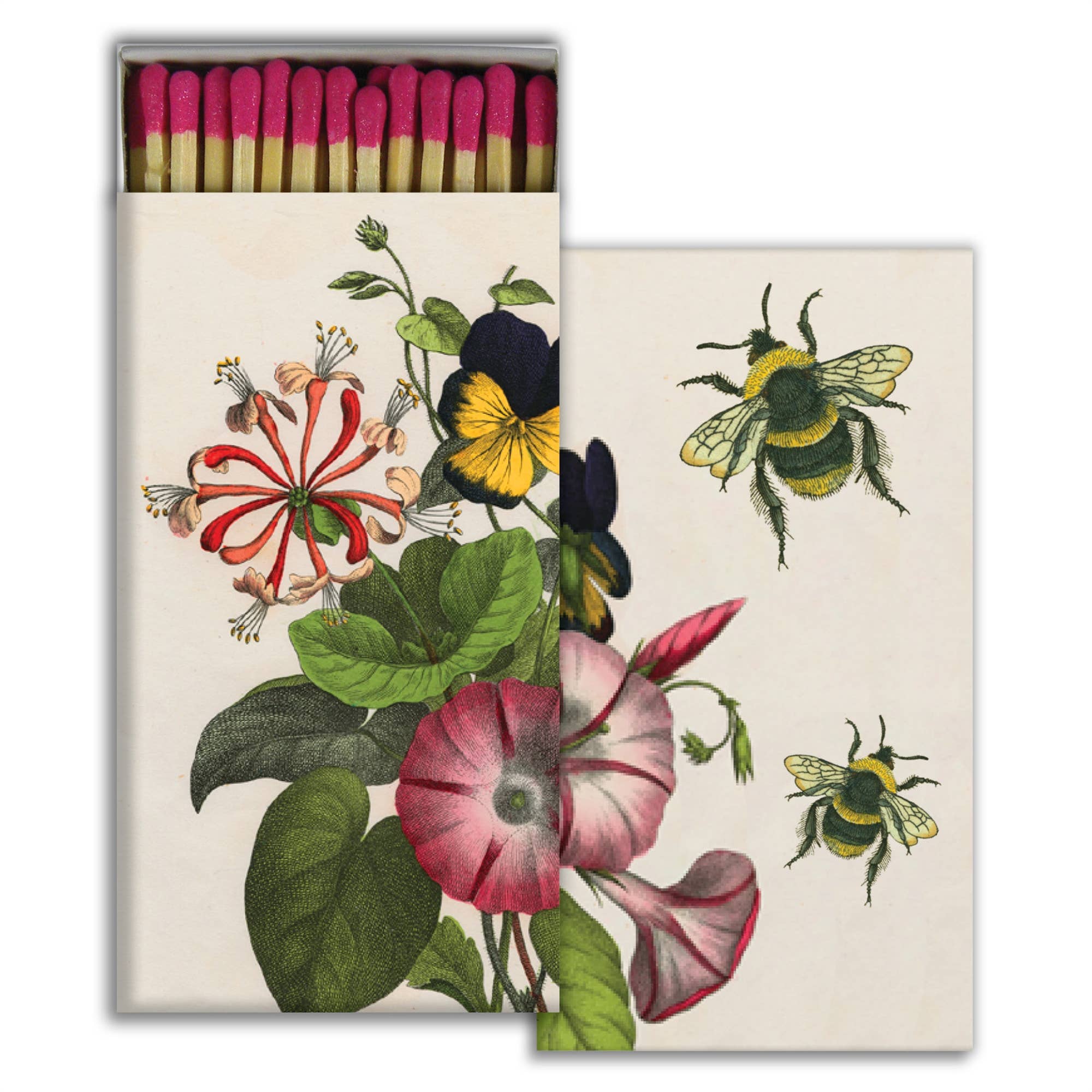 Bee & Pansy Matchbox