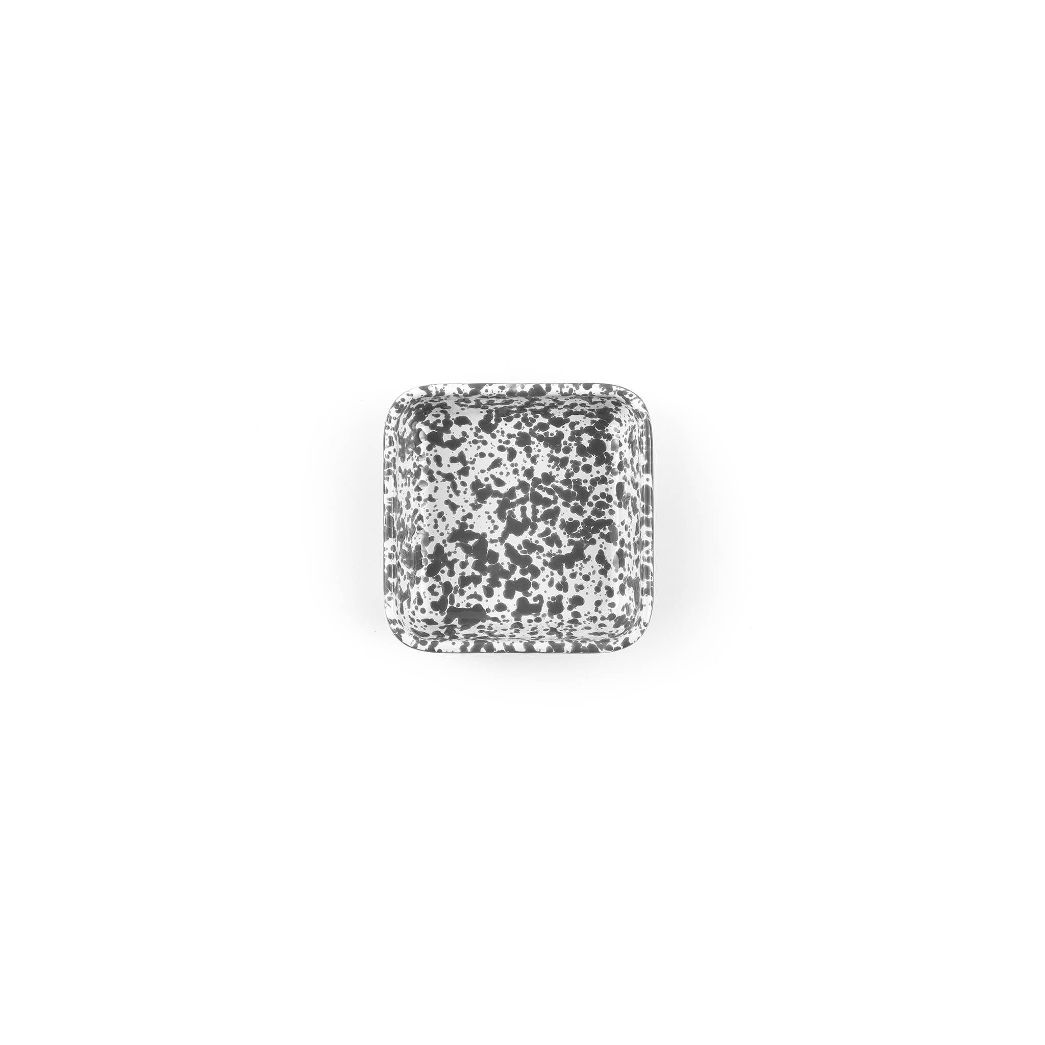 Splatter Enamelware Small Square Tray