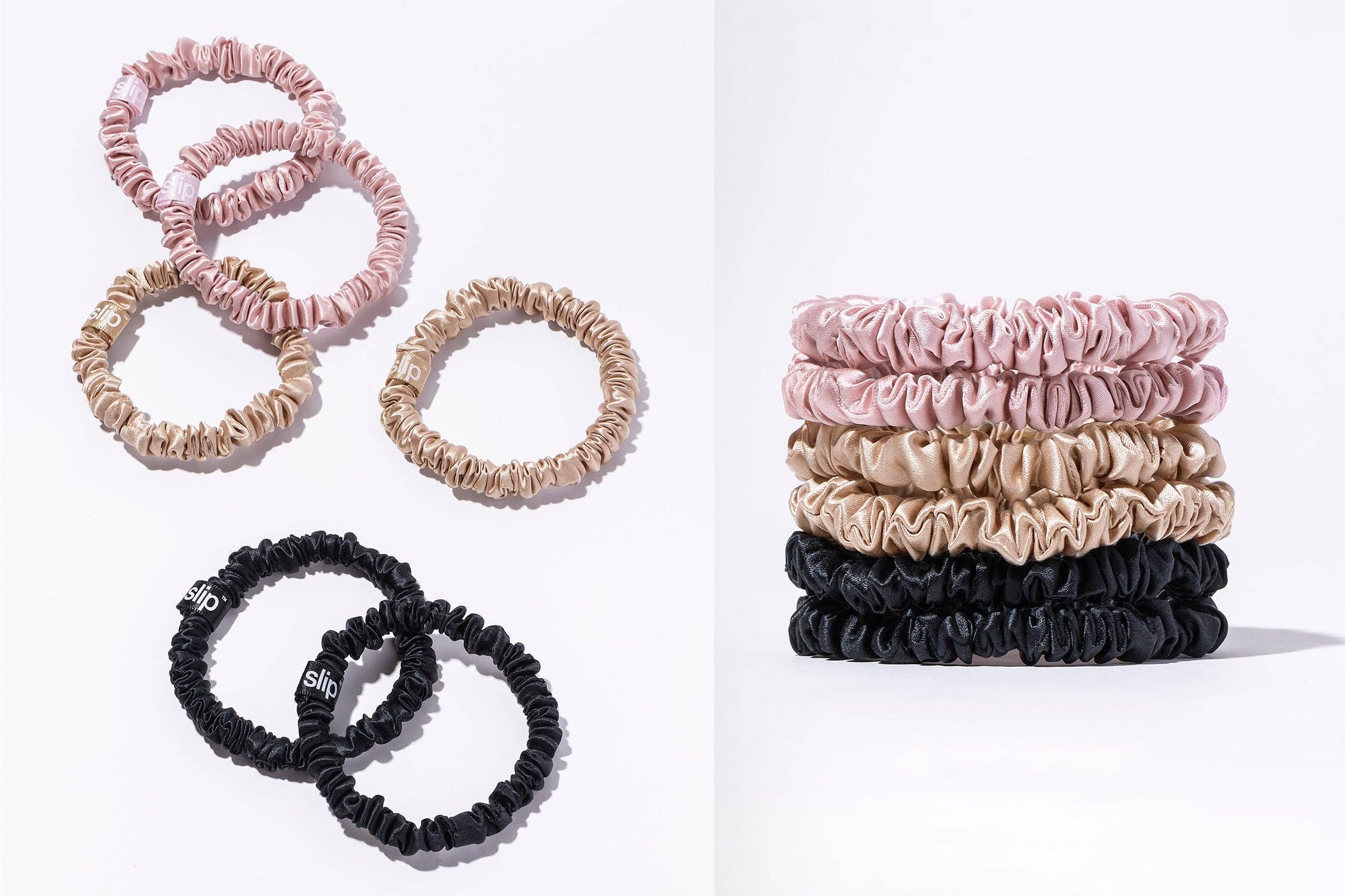 Multi Skinny Scrunchies Set
