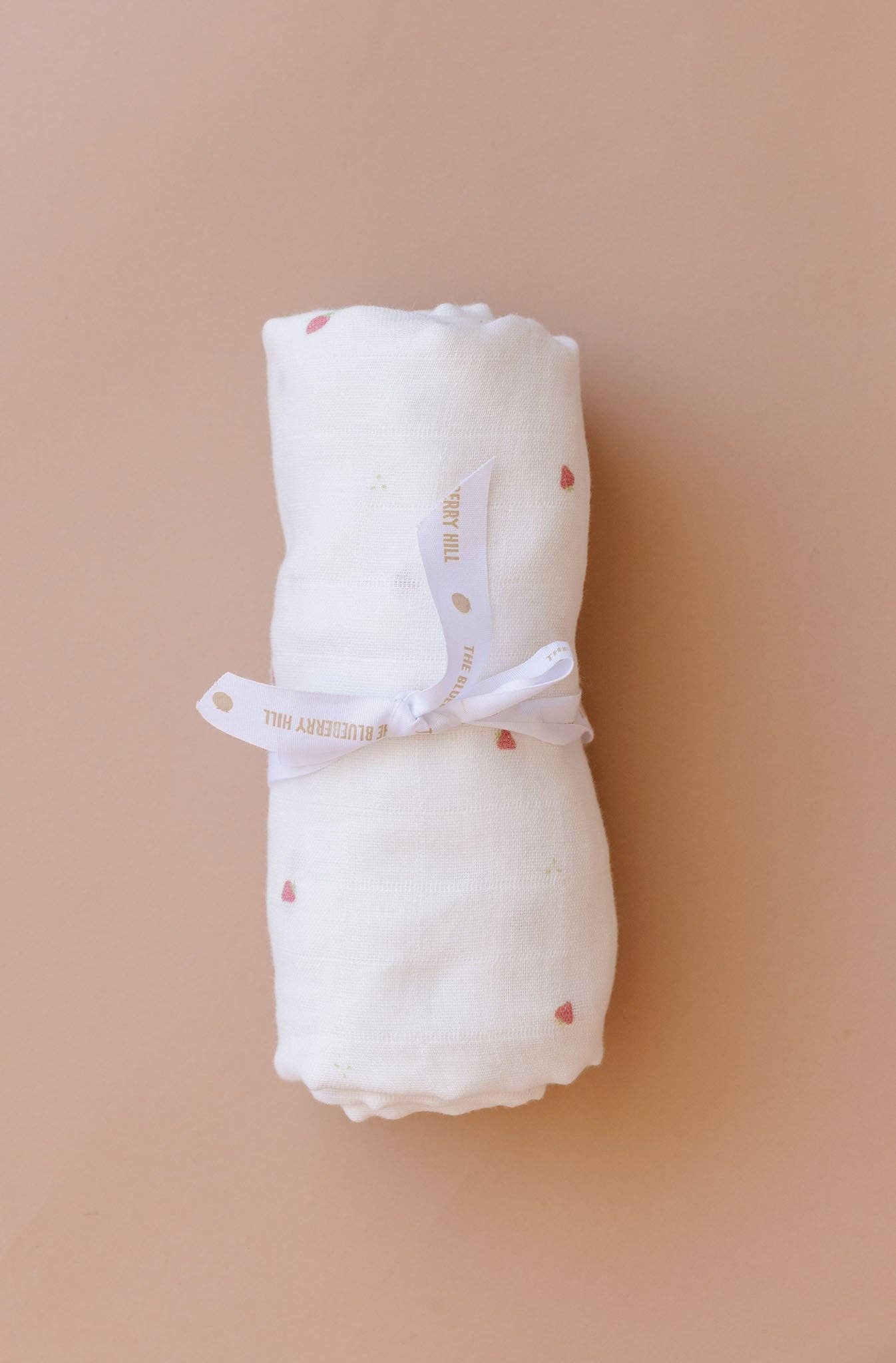 Strawberry Muslin Swaddle