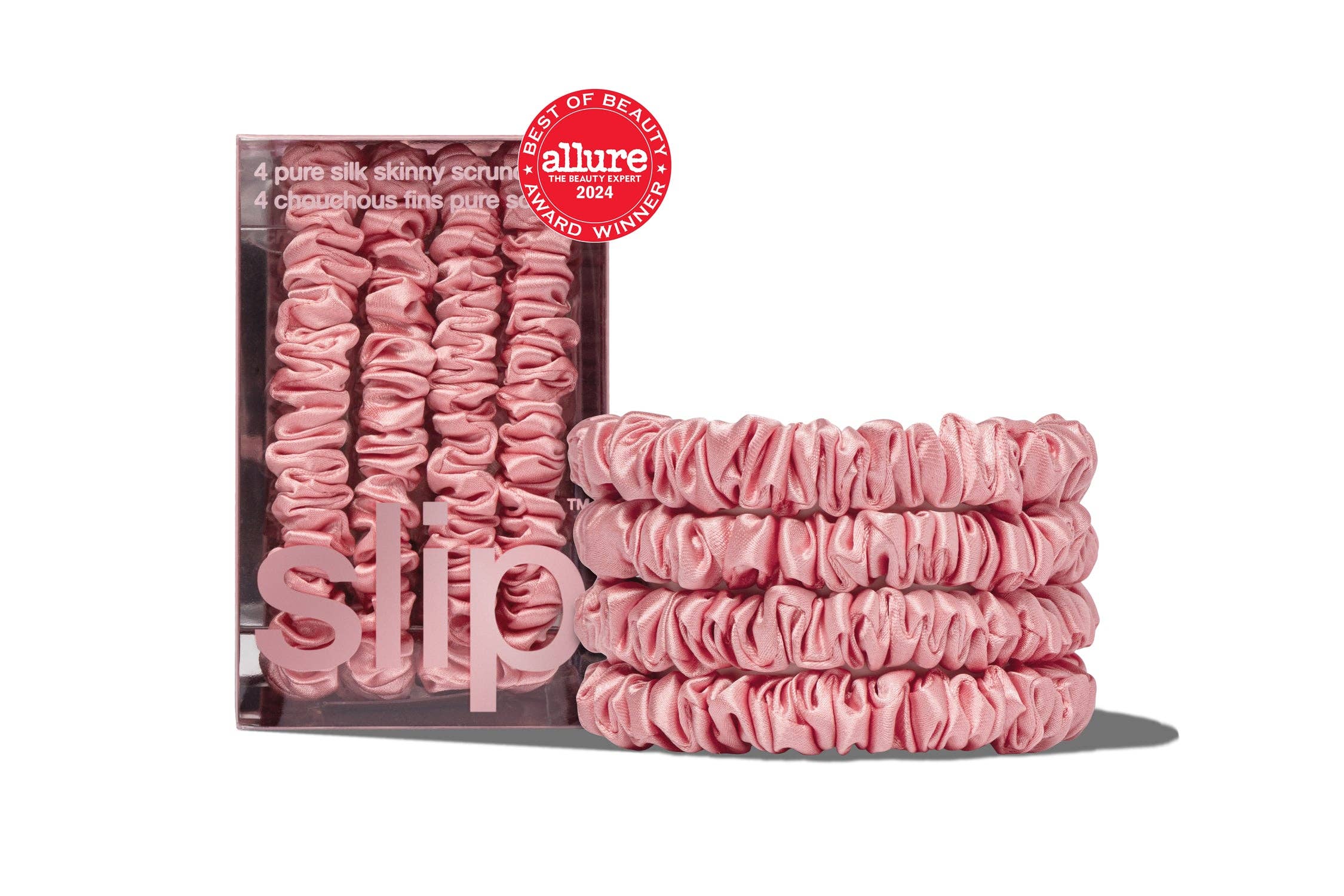 Rose Skinny Scrunchies Set