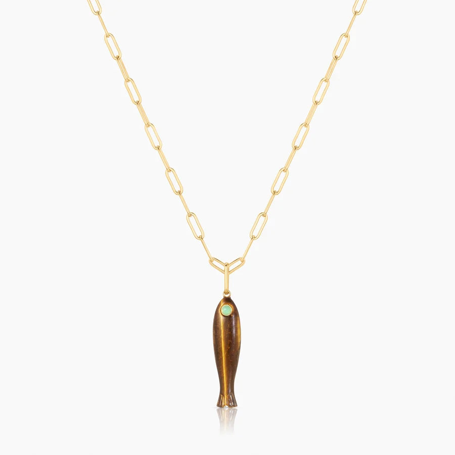 Fortuna Tigers Eye Charm