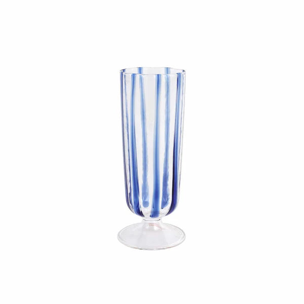 Nuovo Stripe Champagne Glass