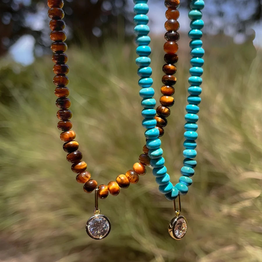 Paloma Dottie Tigers Eye Necklace