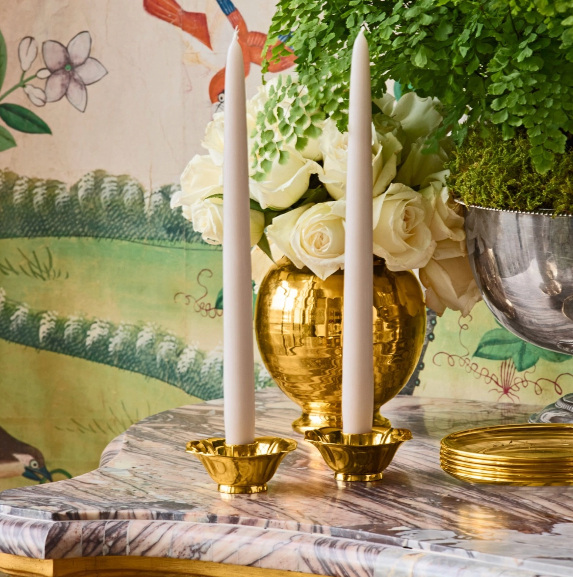 Olivia Taper Candleholders, Set of 2
