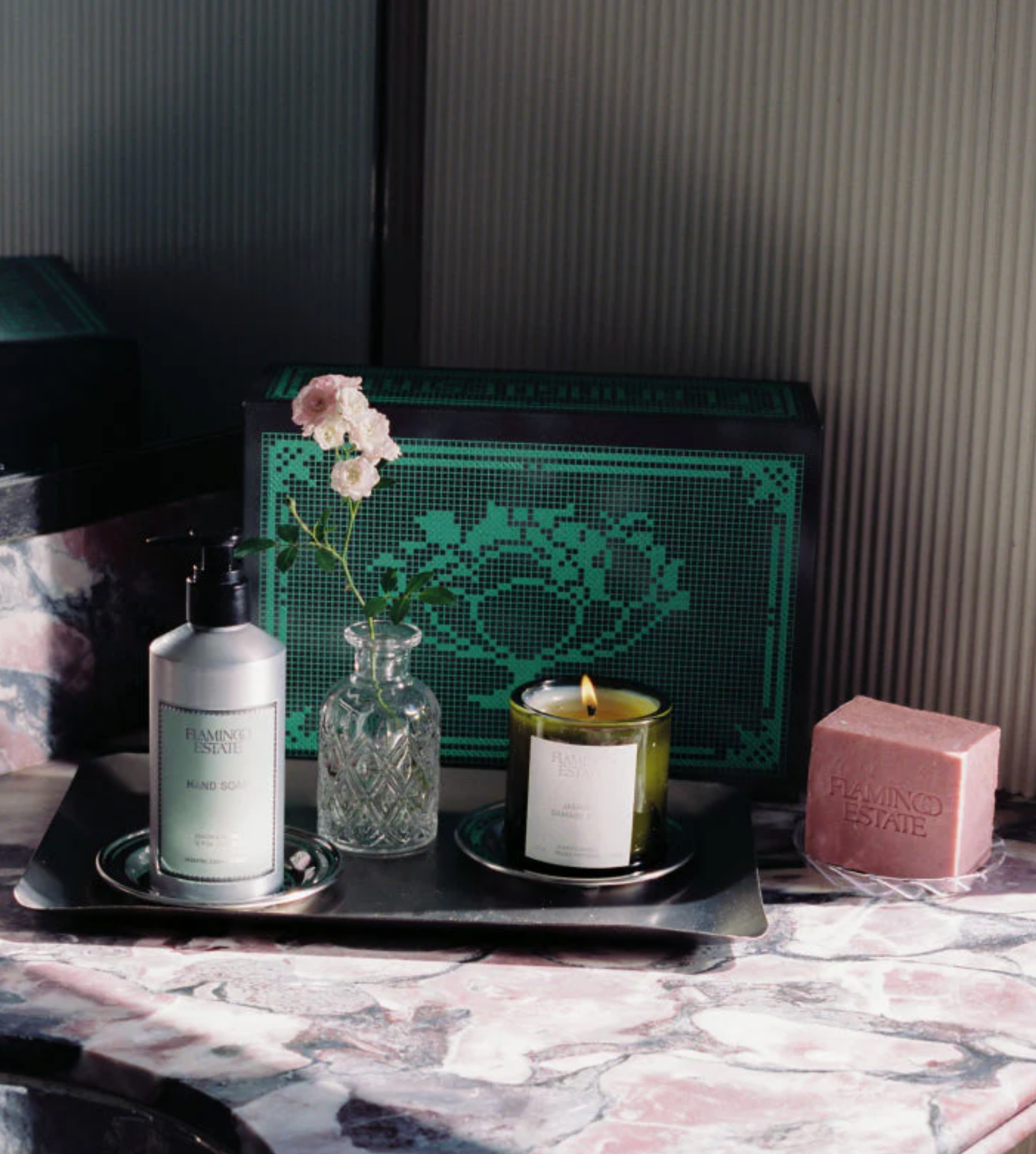 Jasmine Damask Rose Trio