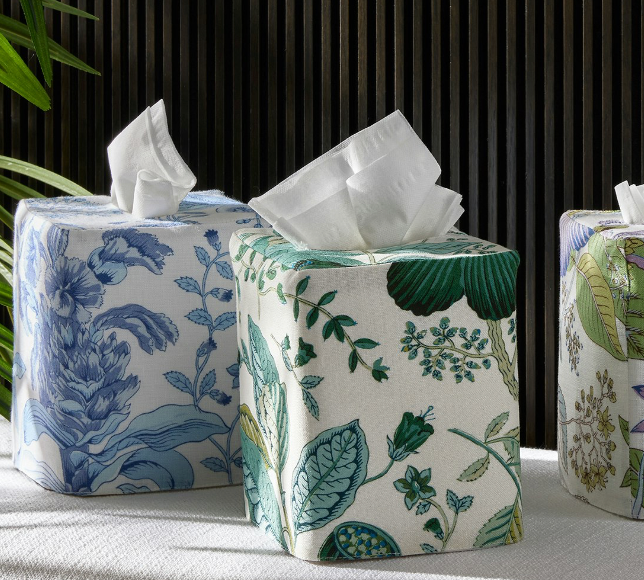 Pomegranate Linen Tissue Box Cover